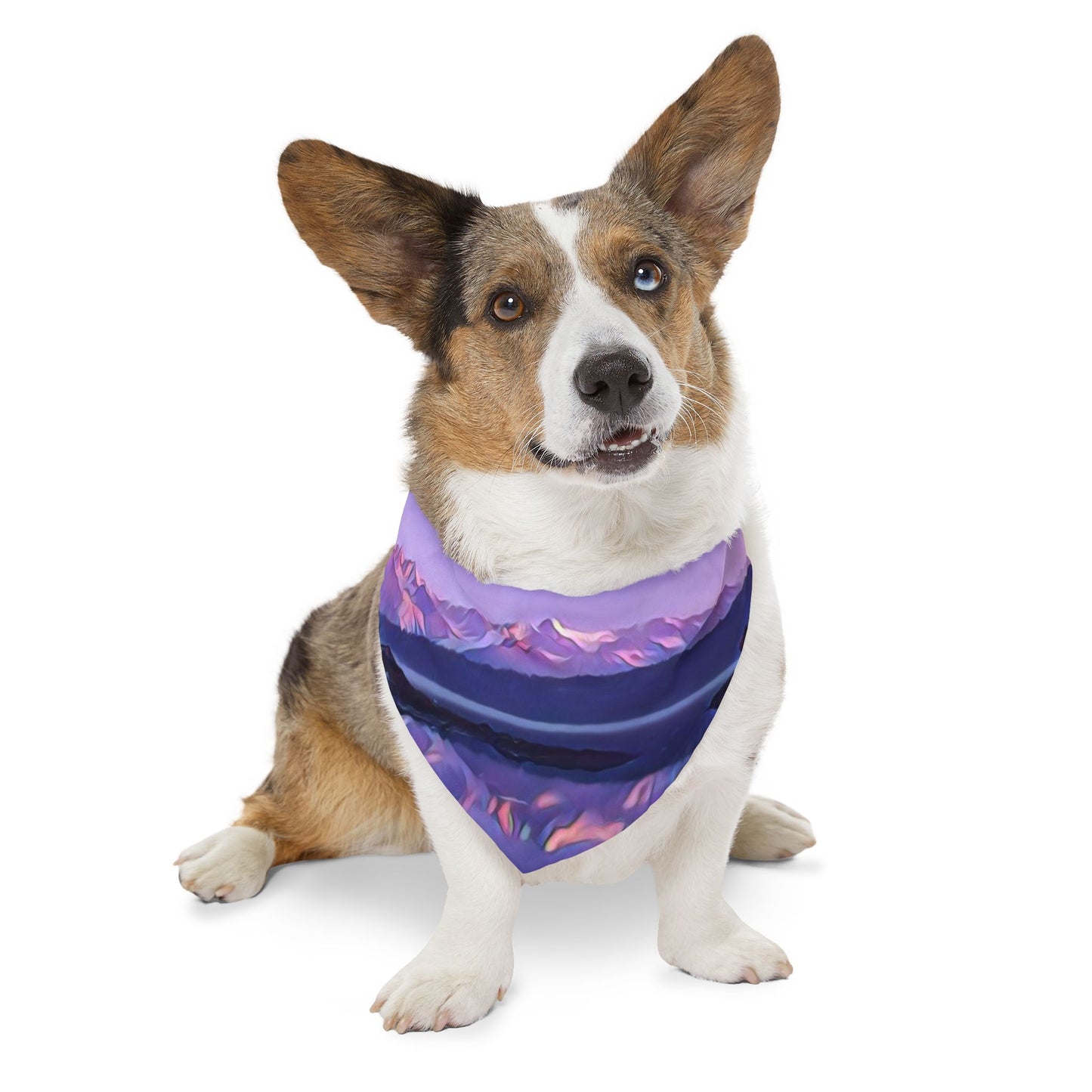 Pet Bandana Collar, Alpenglow