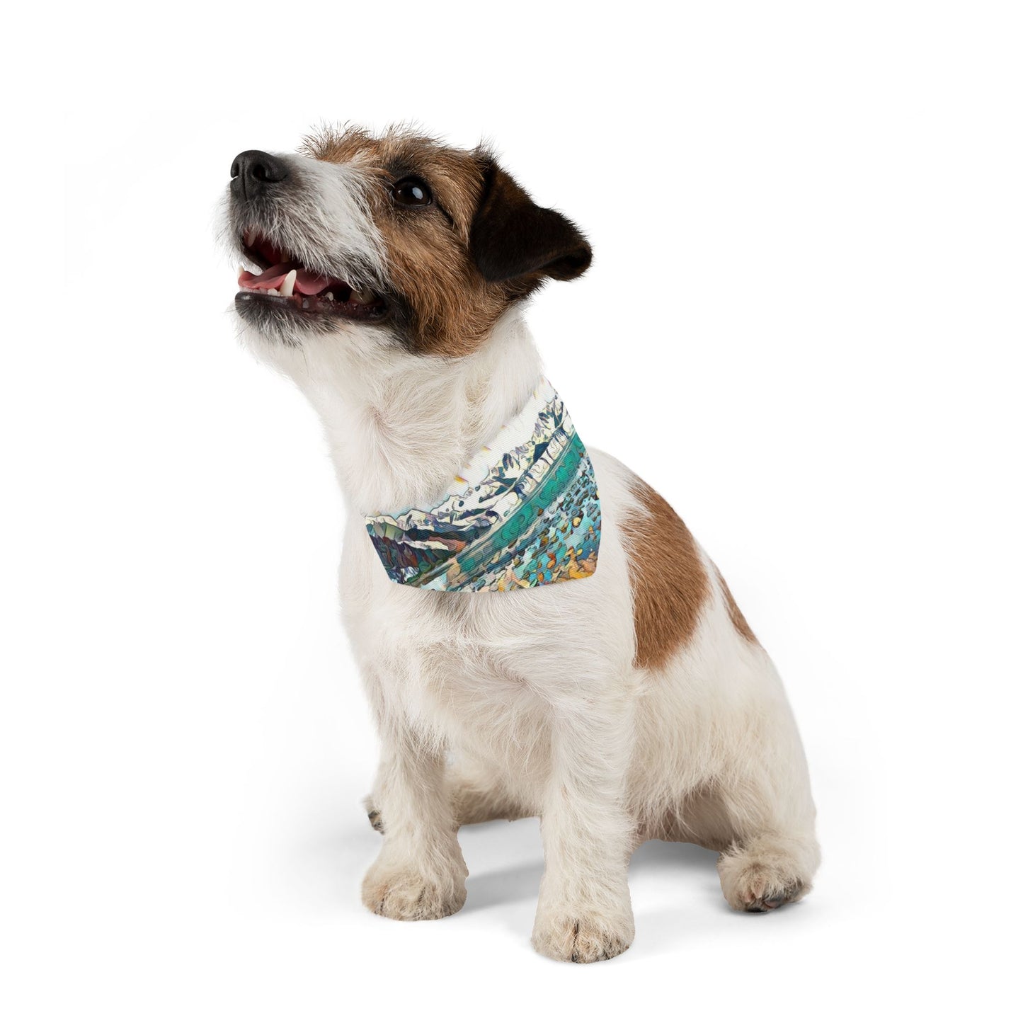 Pet Bandana Collar, Glacier Beach Stroll