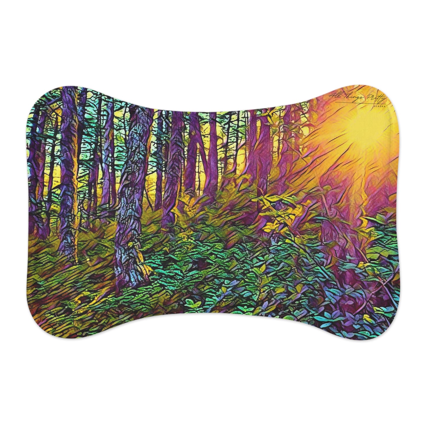 Pet Feeding Mats Crystal Light