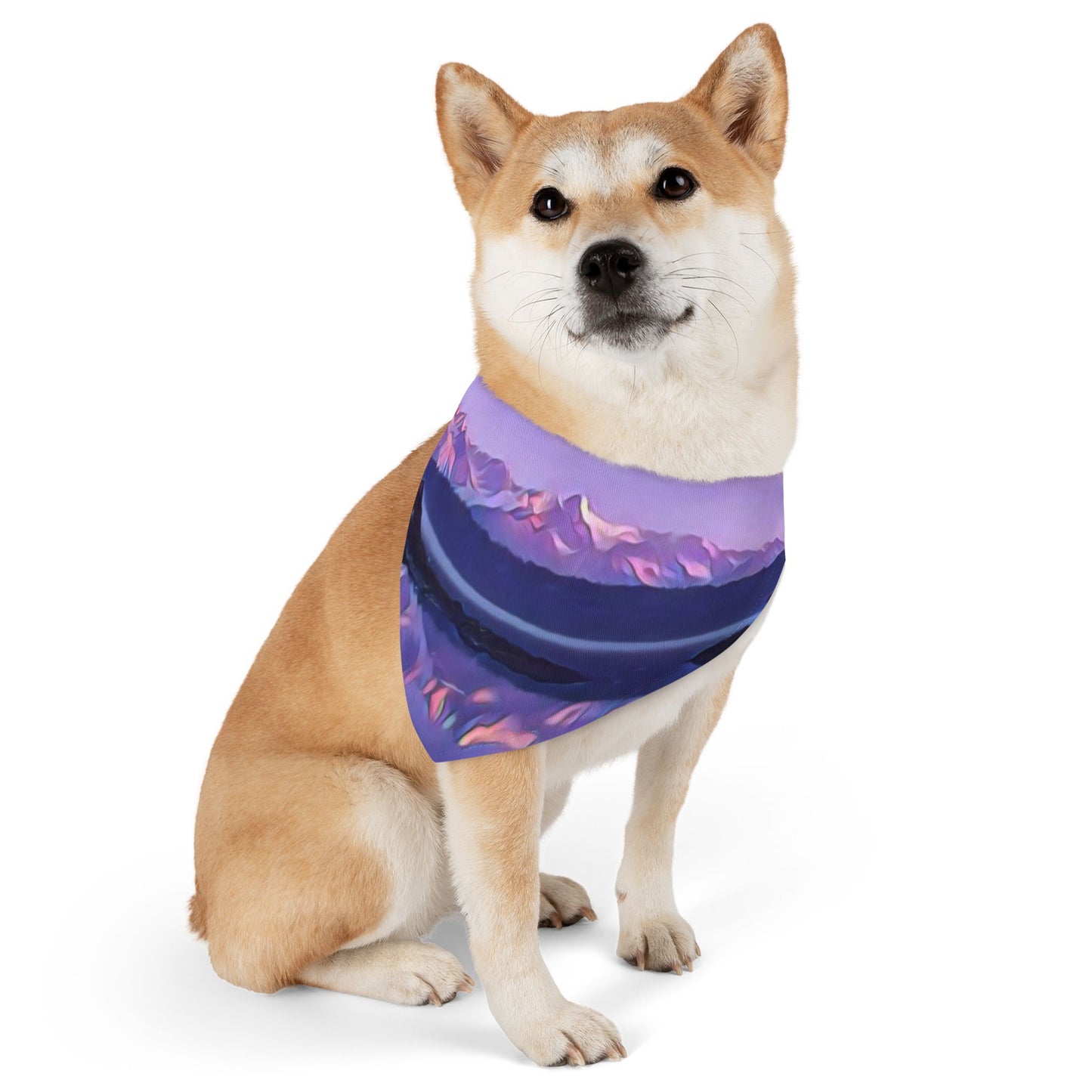 Pet Bandana Collar, Alpenglow