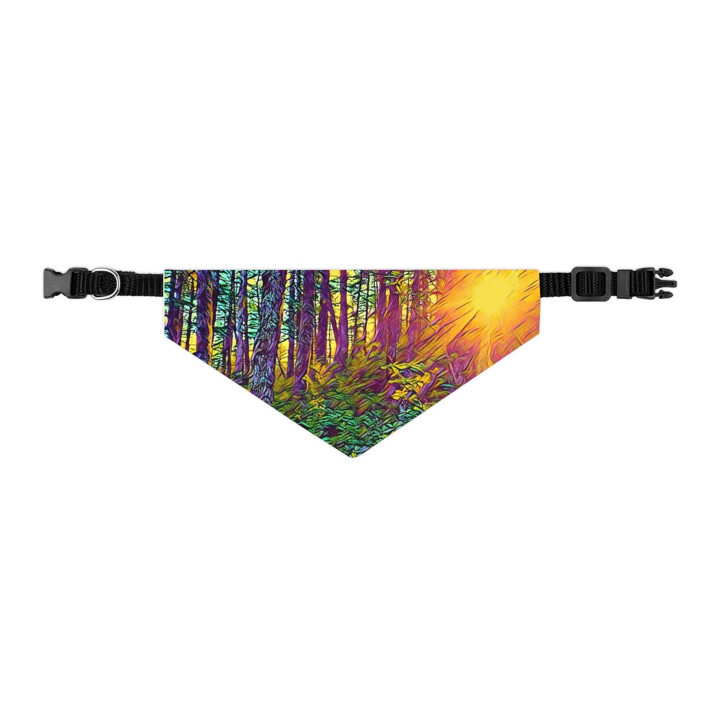 Pet Bandana Collar Crystal Light