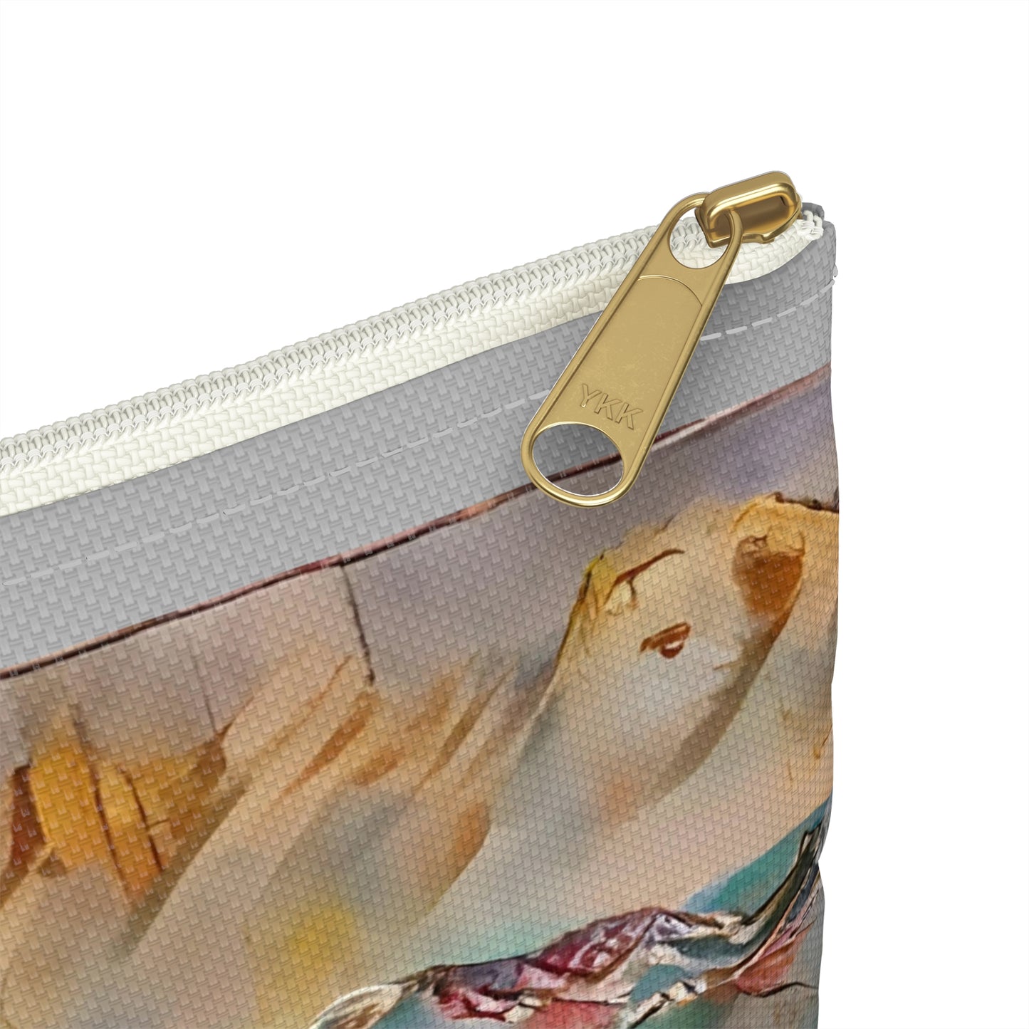 Whimsical Whale Tail Abstract Accessory Pouch Bag
