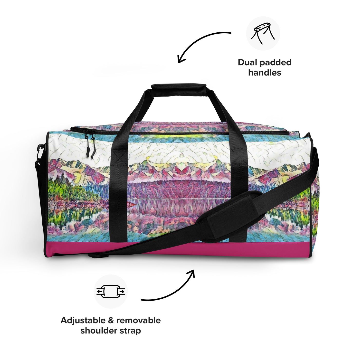 Duffle bag Oceans & Mountains
