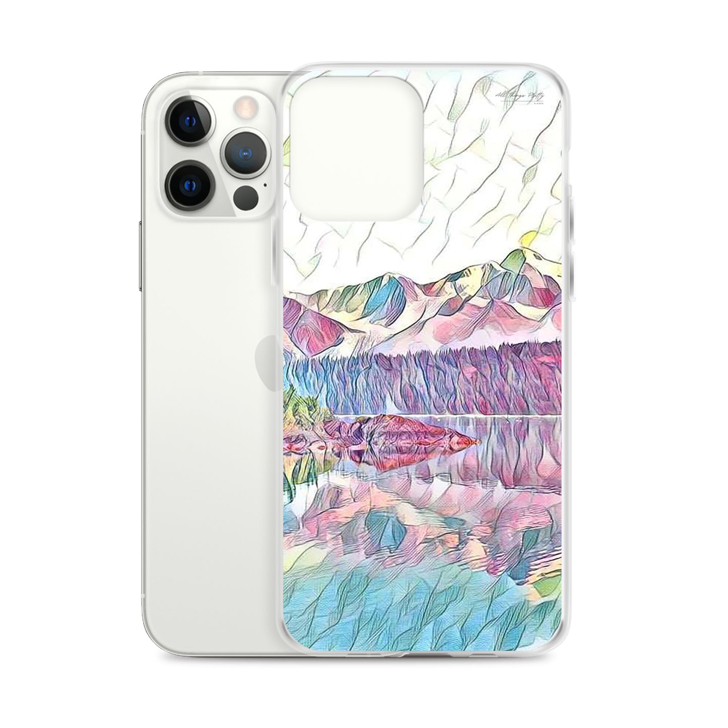Clear Case for iPhone® Oceans & Mtns