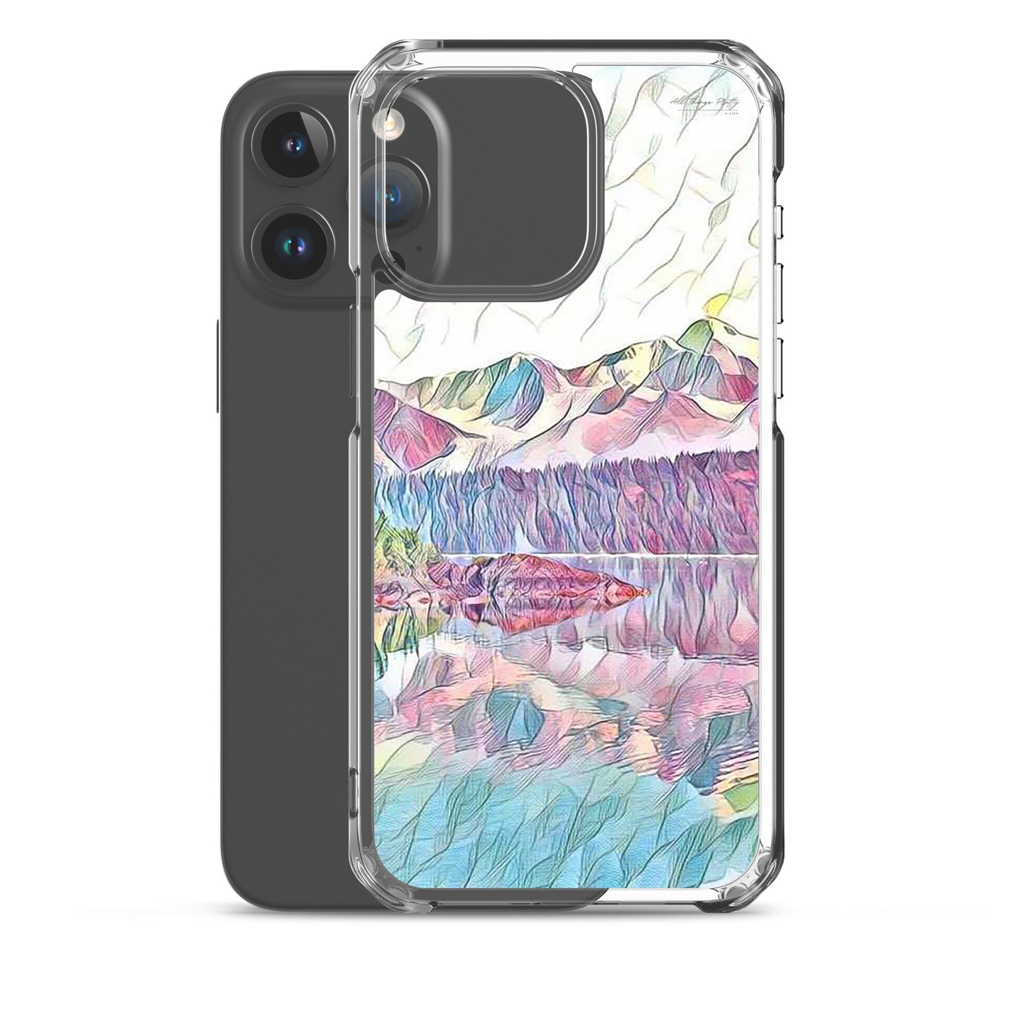 Clear Case for iPhone® Oceans & Mtns