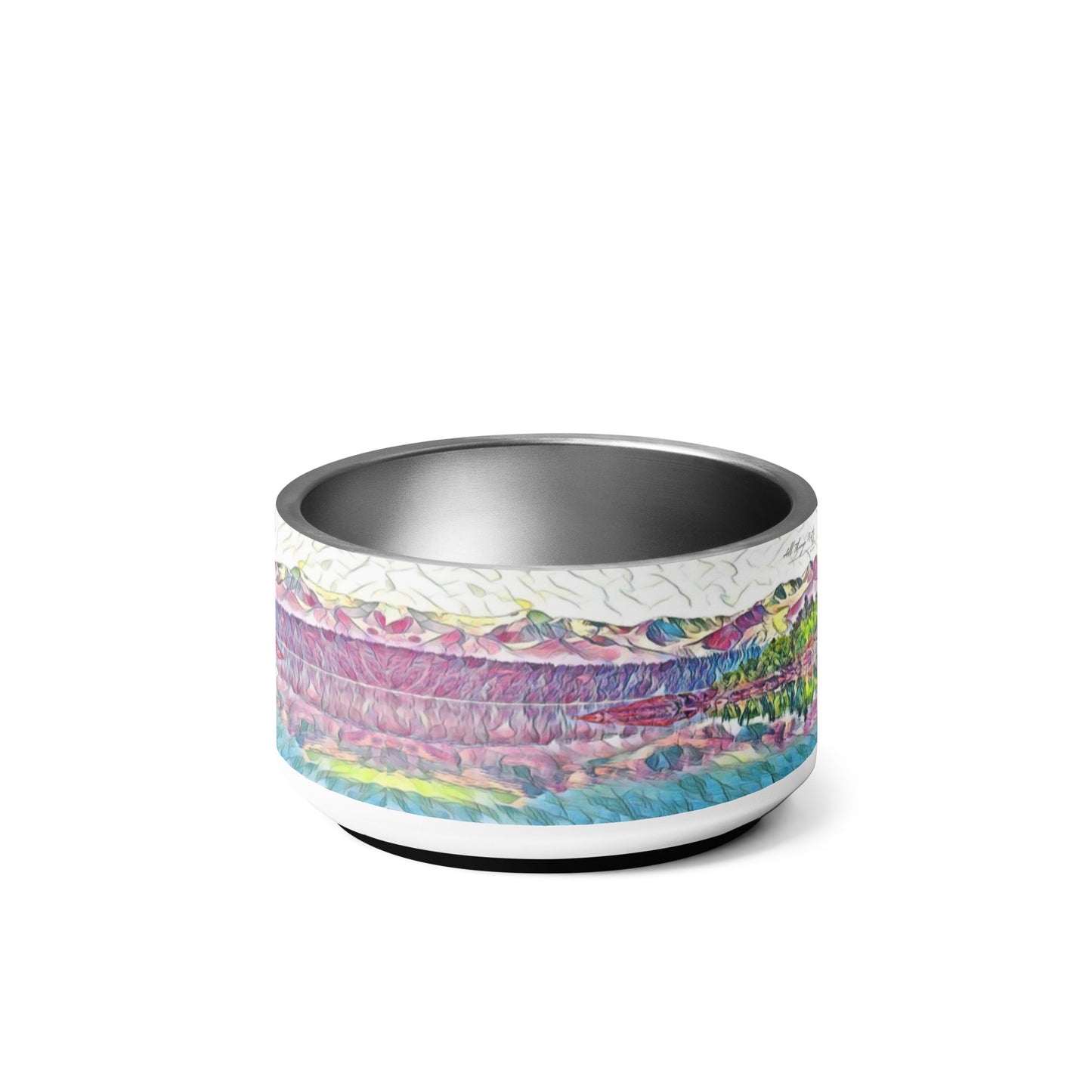 Pet bowl Oceans & Mountains