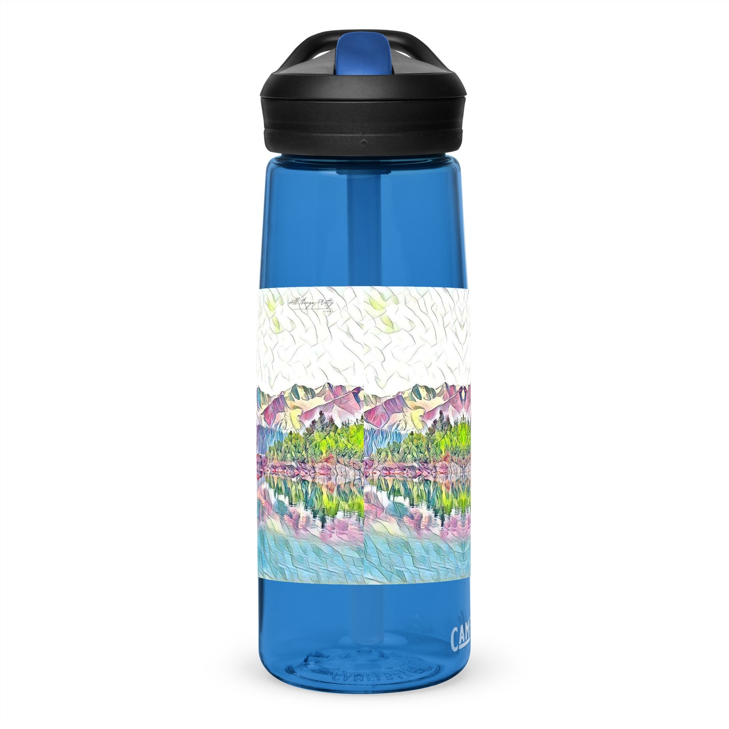Sports water bottle Oceans & Mtns