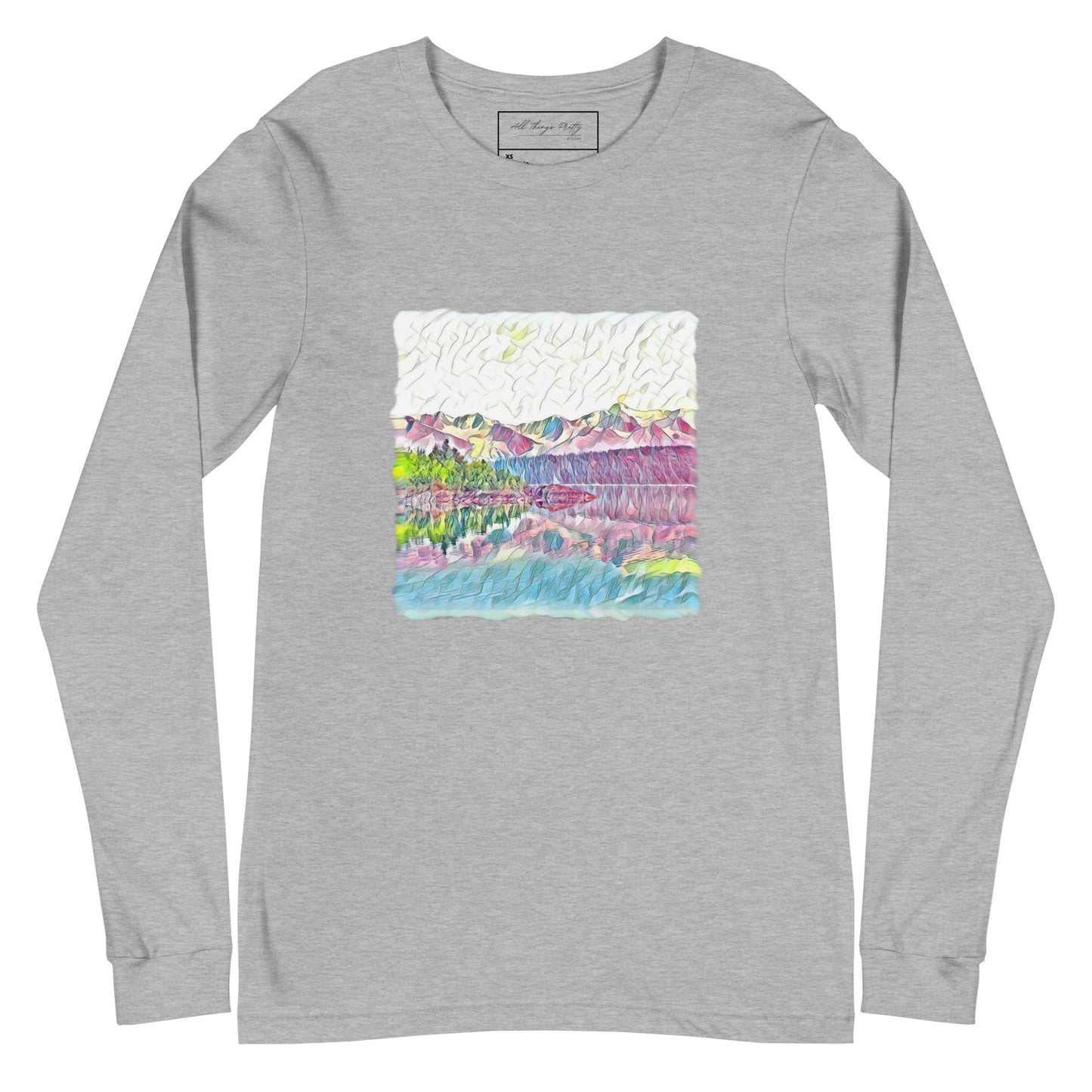 Unisex Long Sleeve Tee Oceans & Mtns