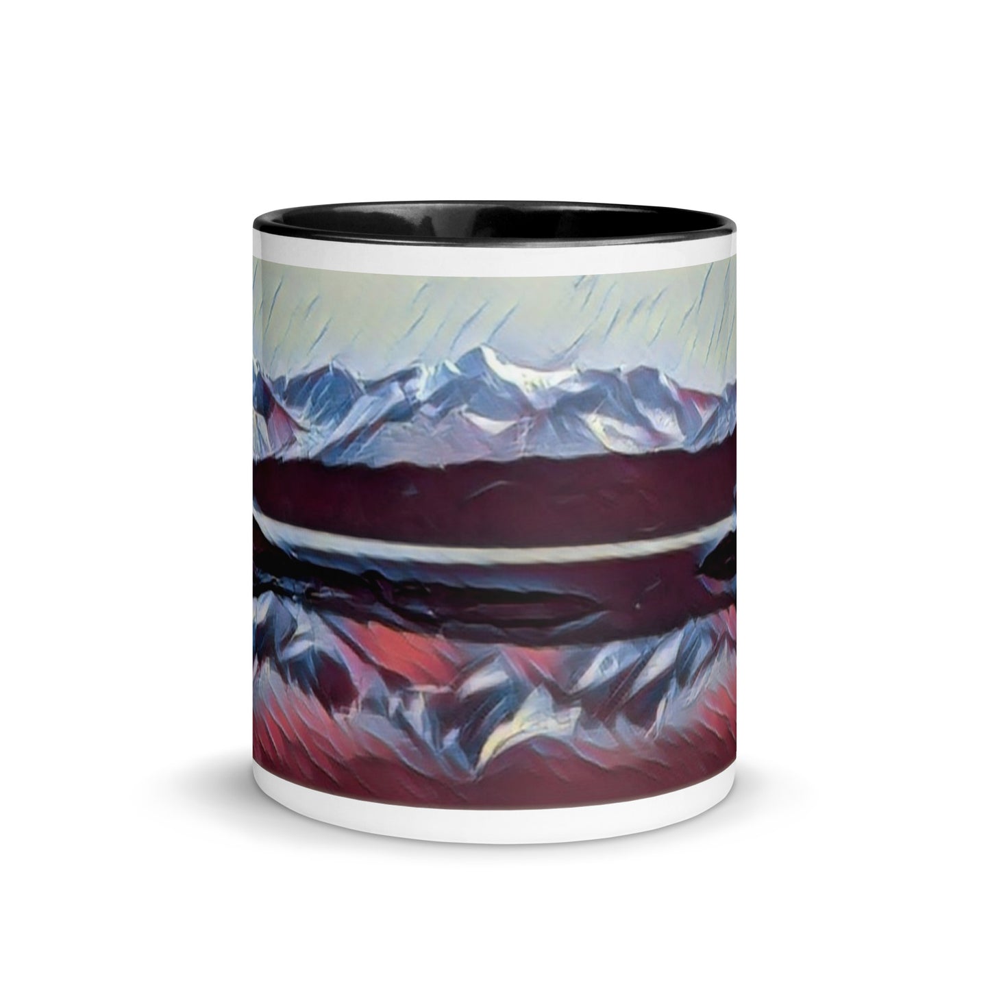 Mug with Color Inside Ice