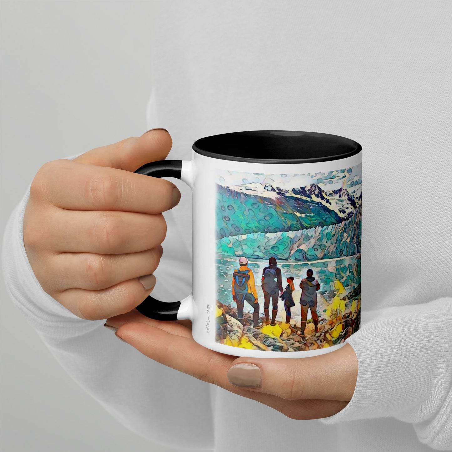 Mug with Color Inside Glacier