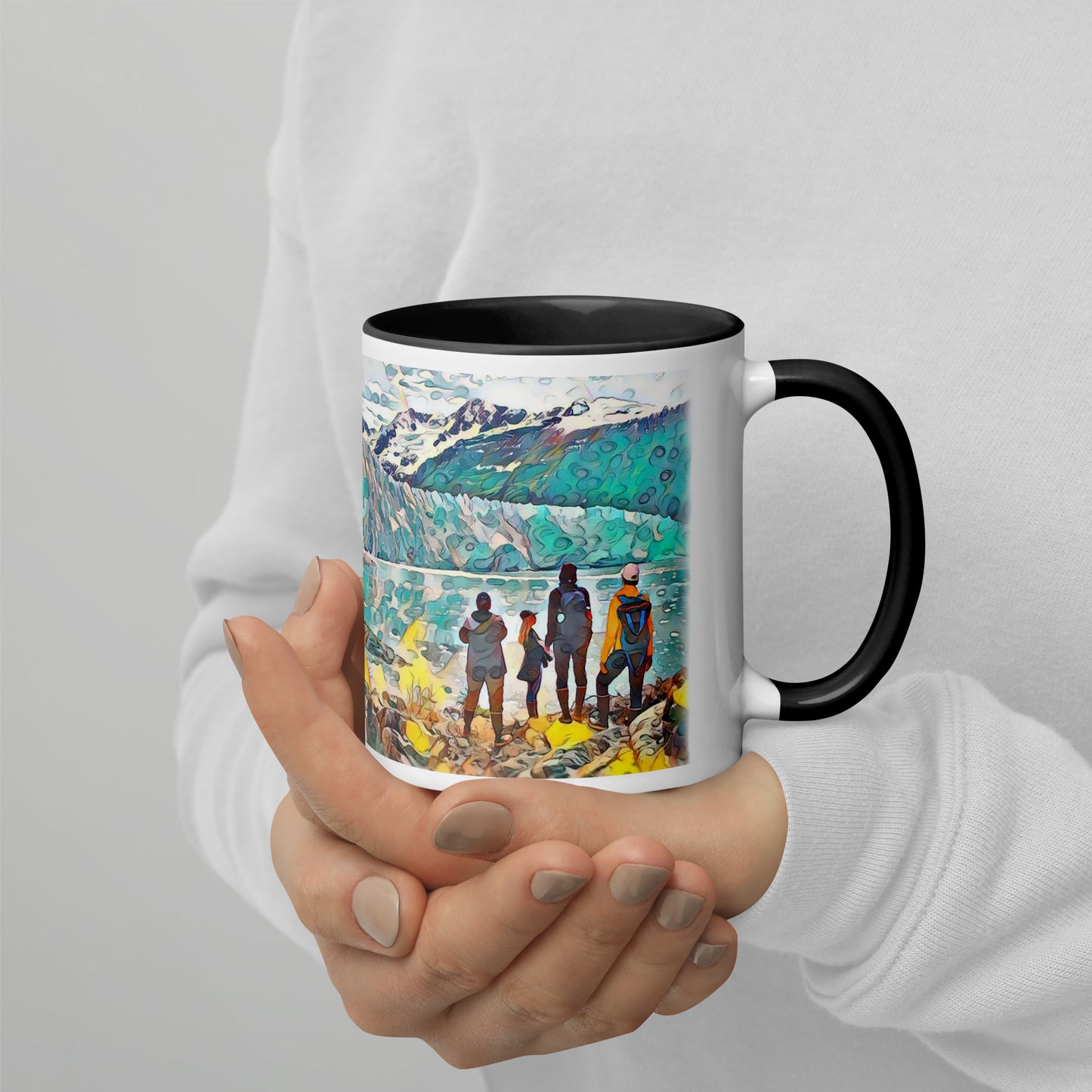 Mug with Color Inside Glacier