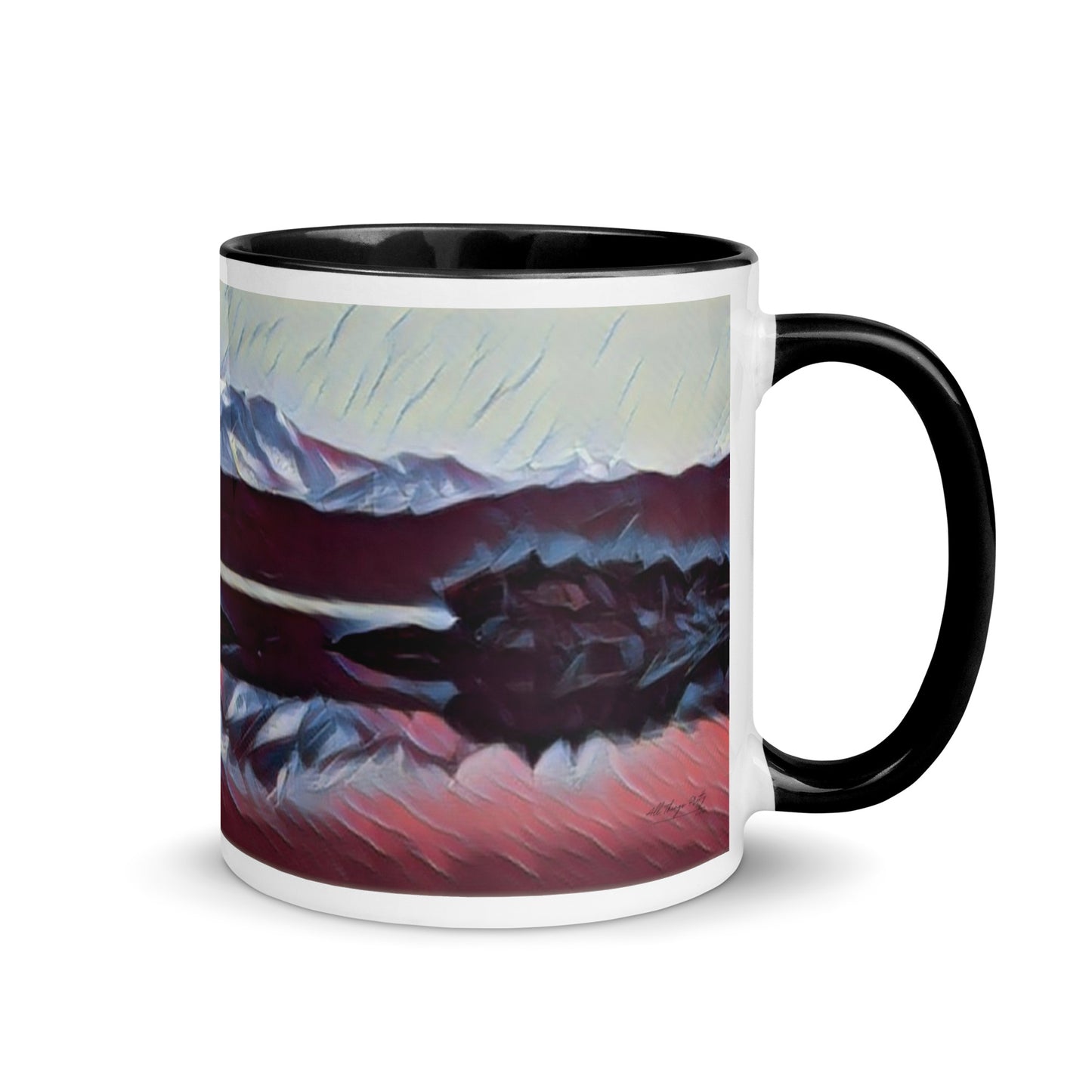 Mug with Color Inside Ice