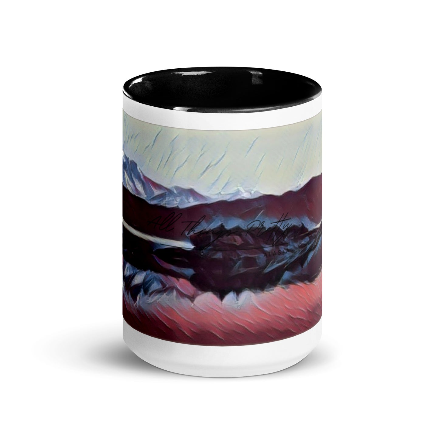 Mug with Color Inside Ice