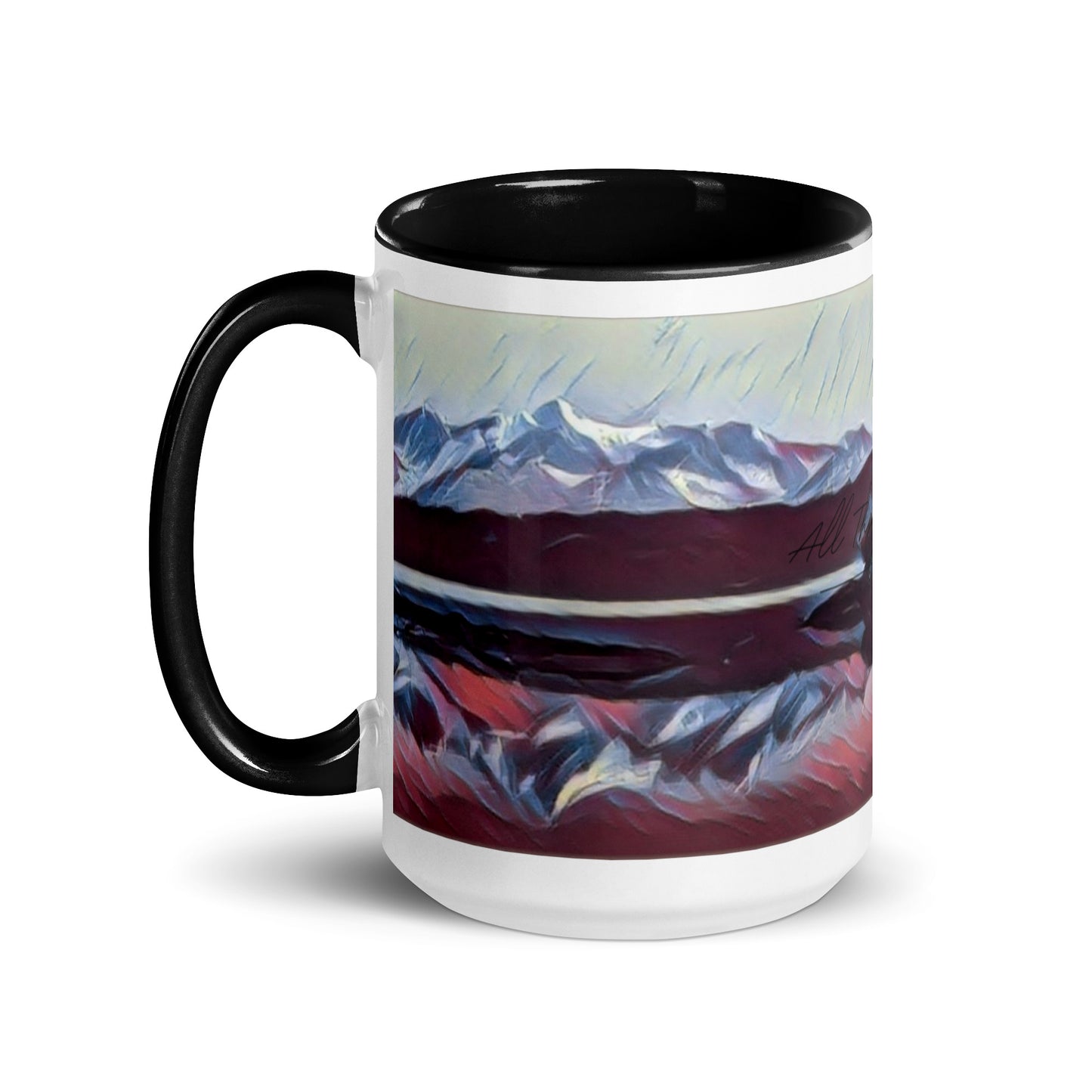 Mug with Color Inside Ice