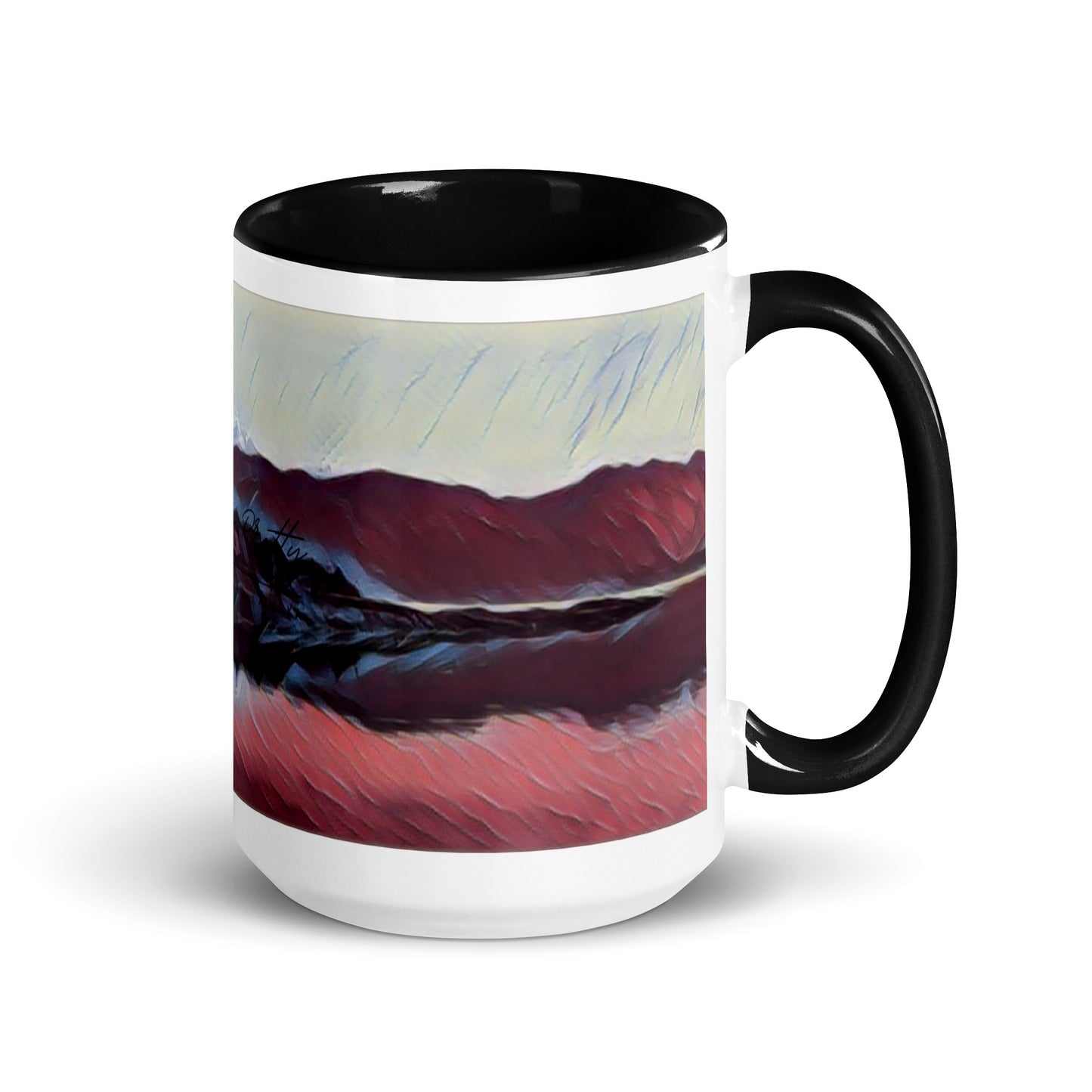 Mug with Color Inside Ice