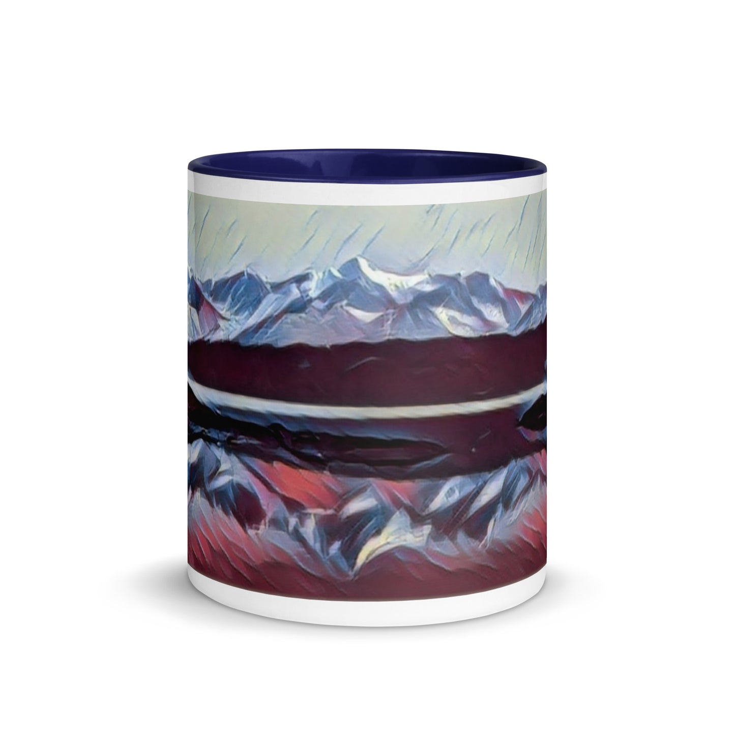 Mug with Color Inside Ice