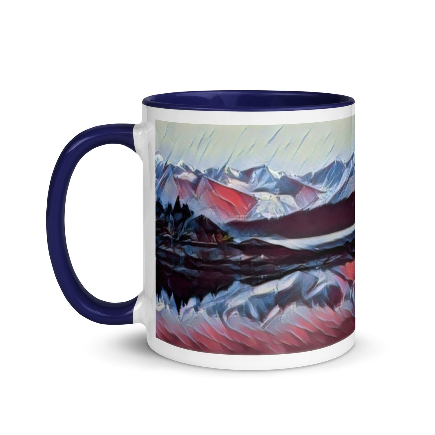 Mug with Color Inside Ice