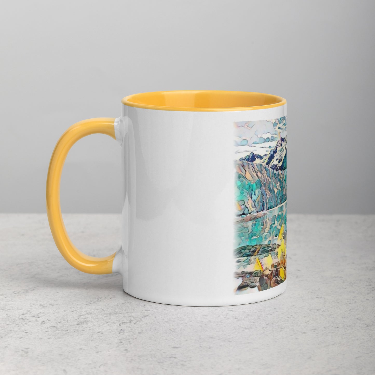 Mug with Color Inside Glacier
