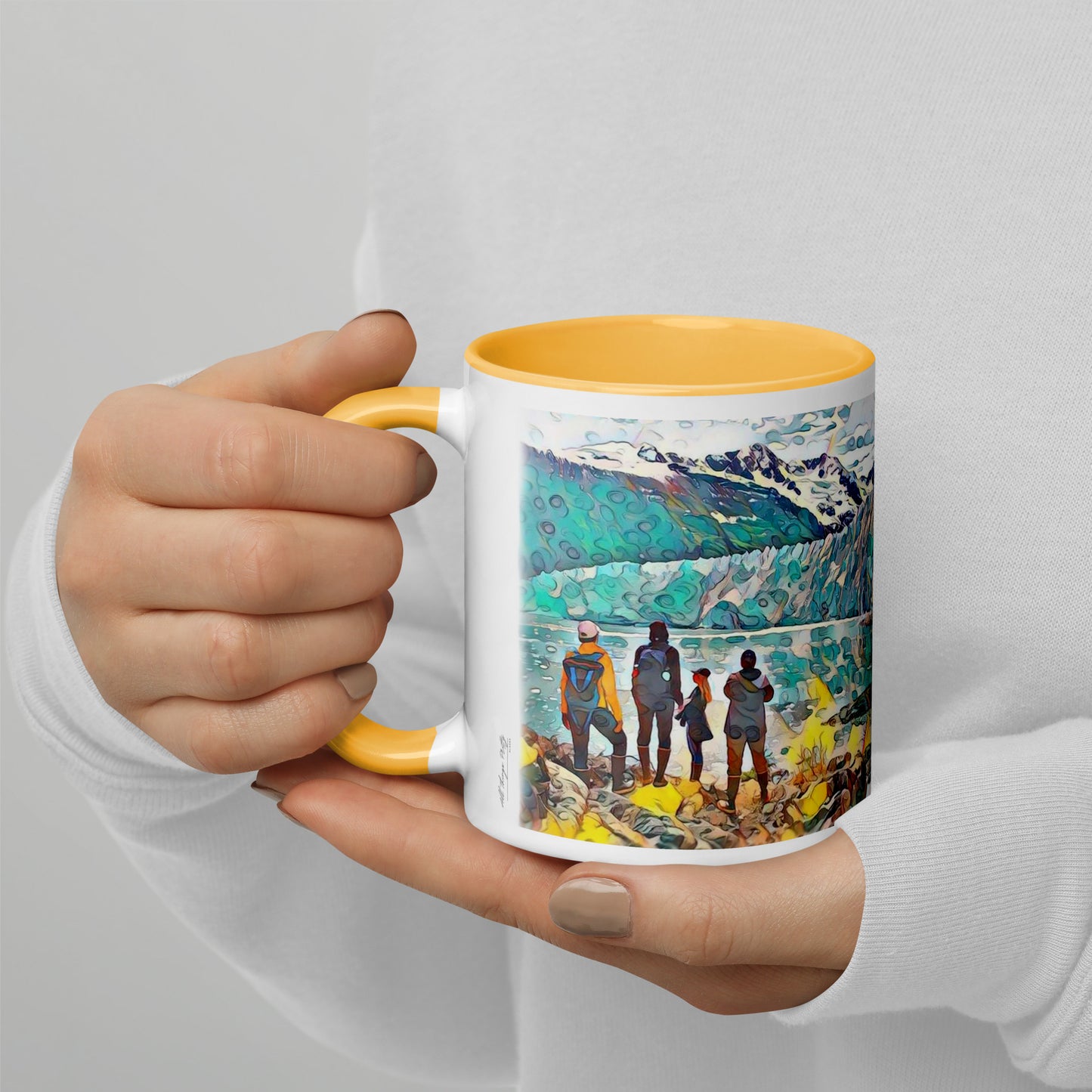 Mug with Color Inside Glacier