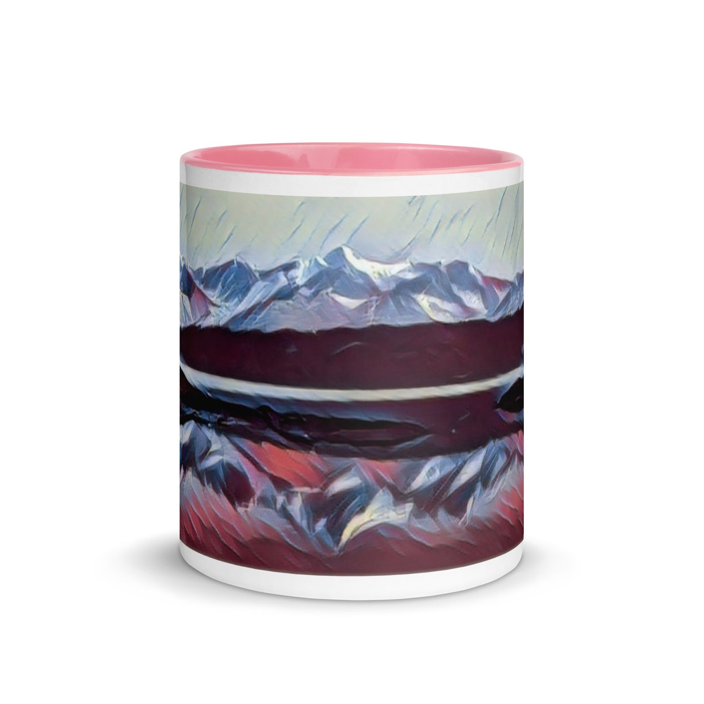 Mug with Color Inside Ice
