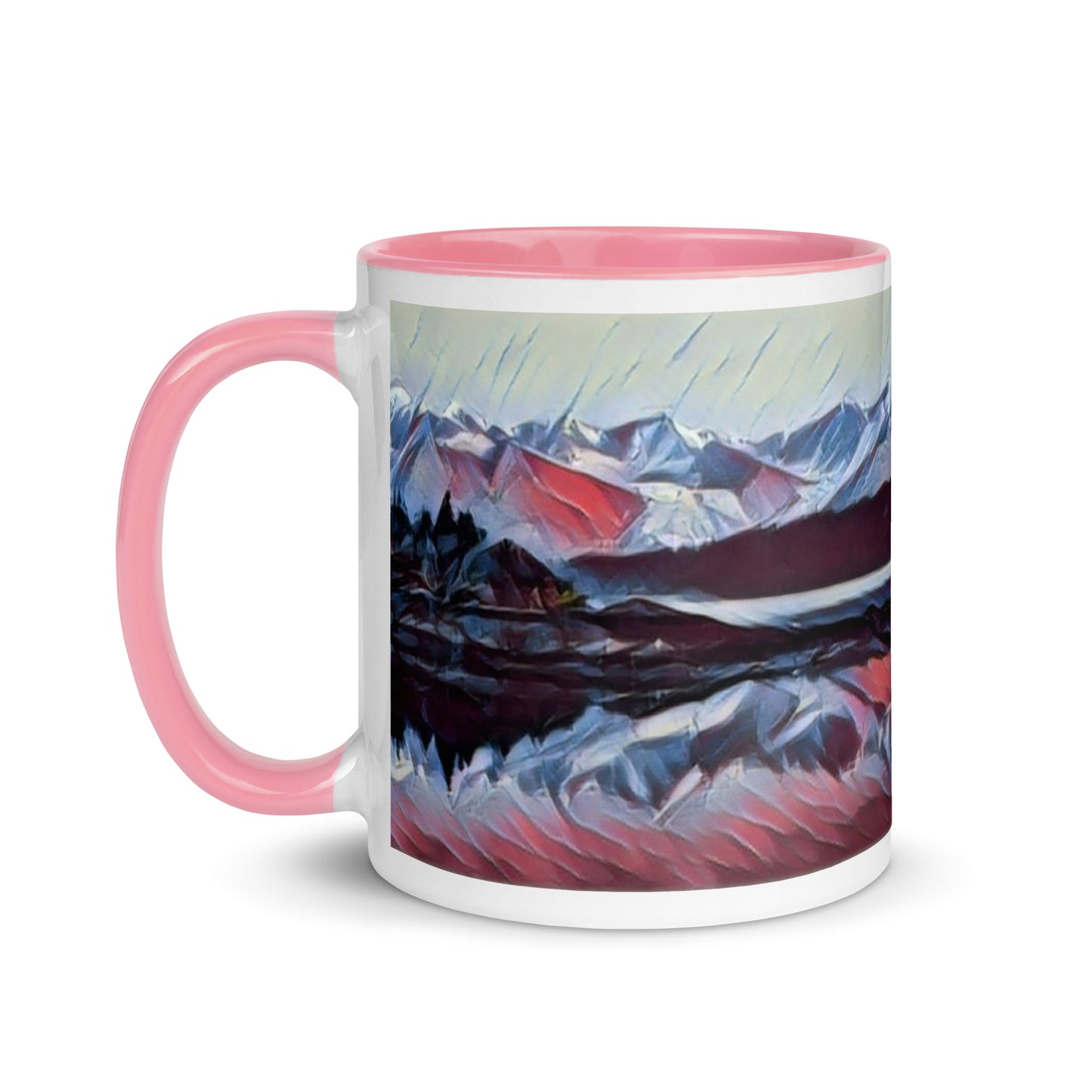 Mug with Color Inside Ice