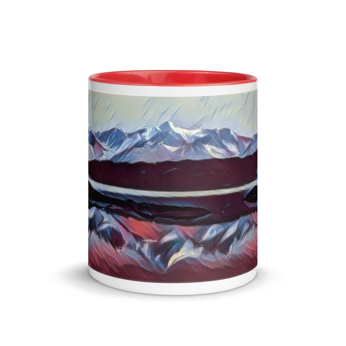 Mug with Color Inside Ice