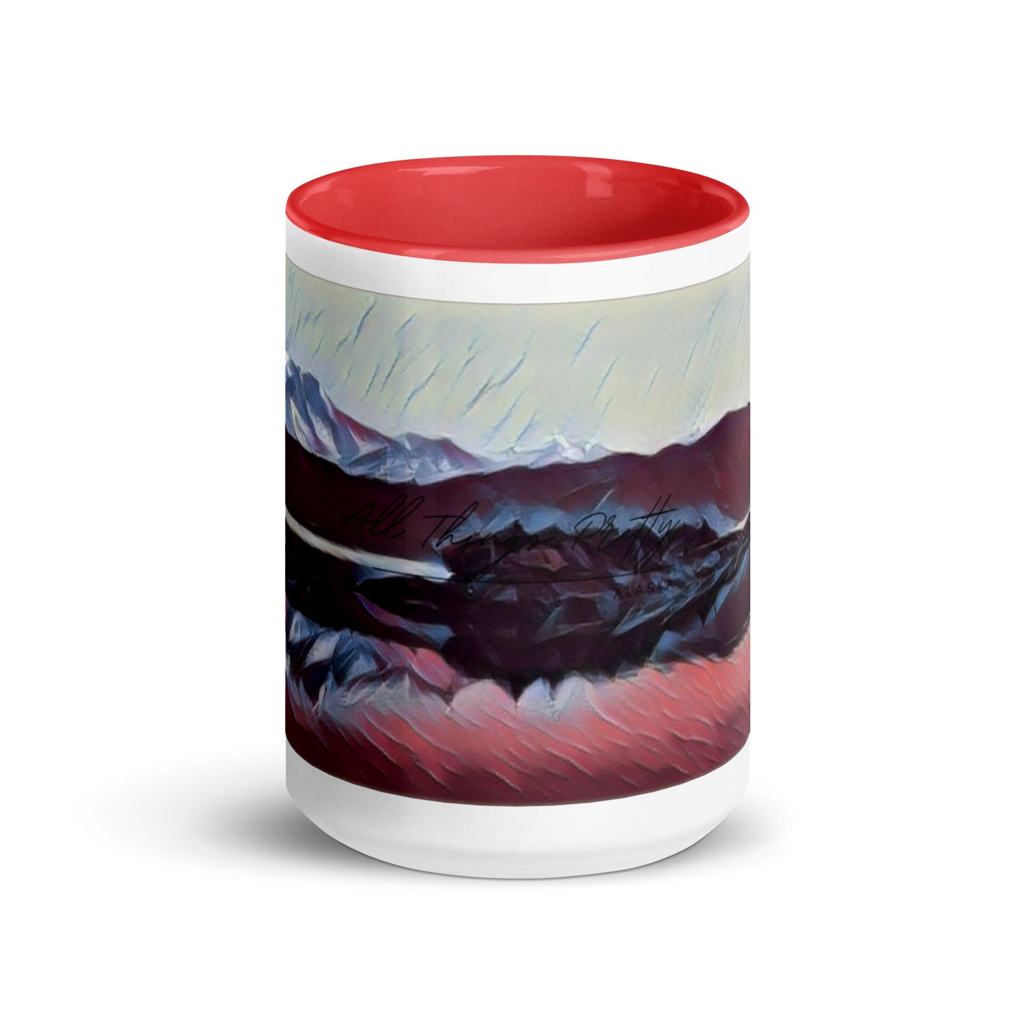 Mug with Color Inside Ice