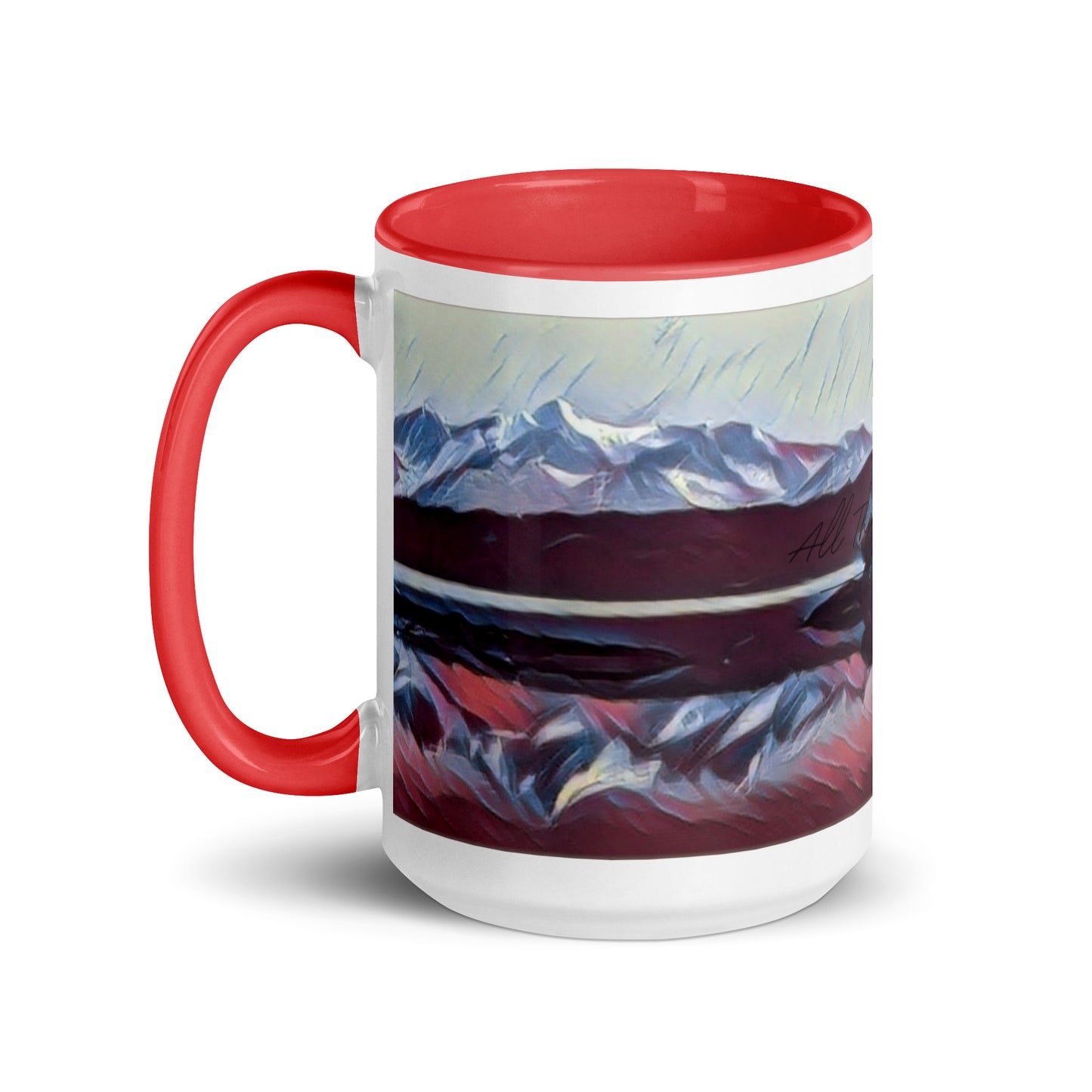Mug with Color Inside Ice