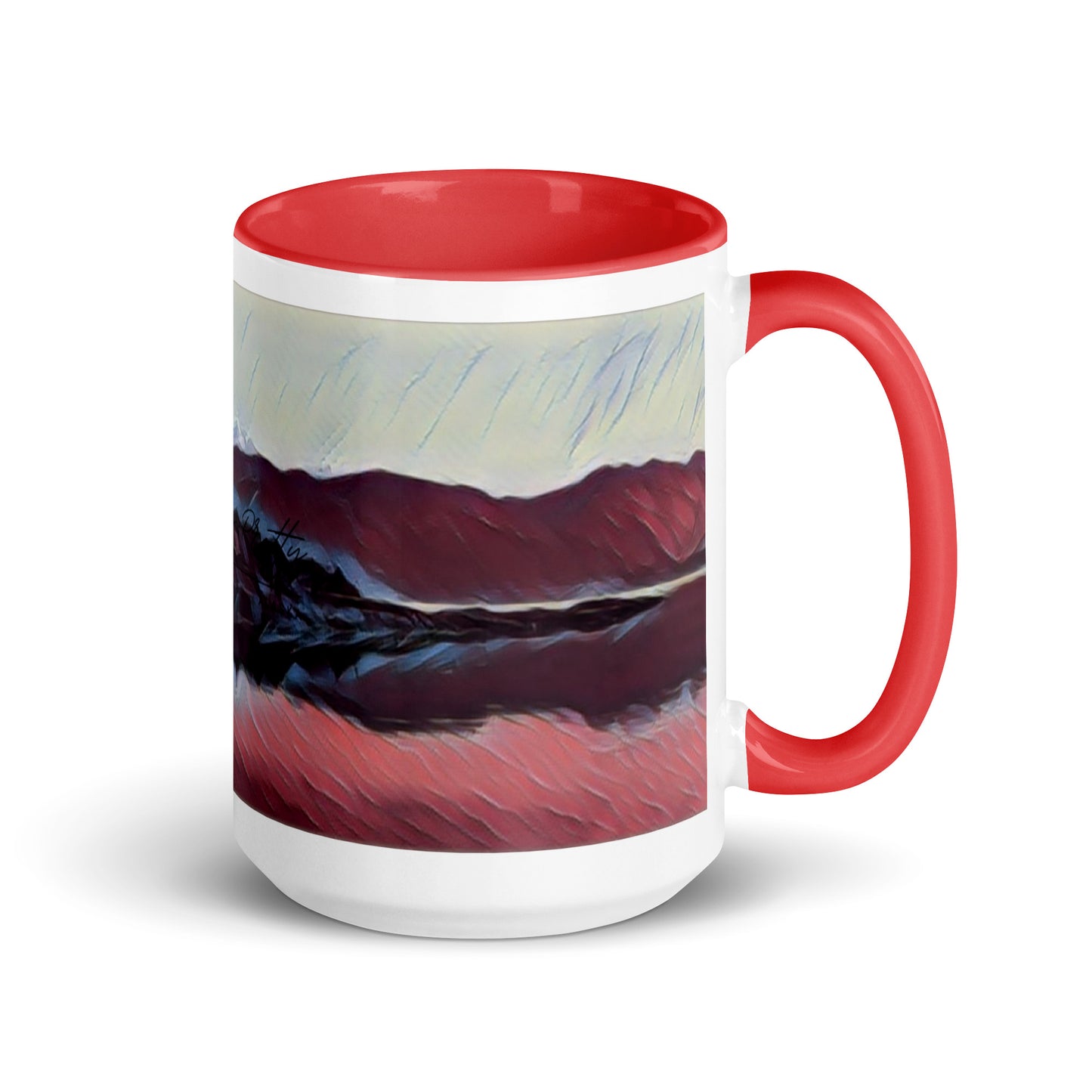 Mug with Color Inside Ice