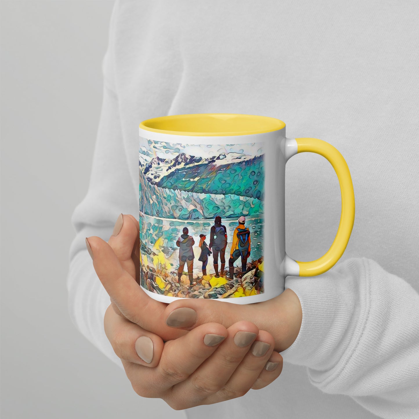 Mug with Color Inside Glacier