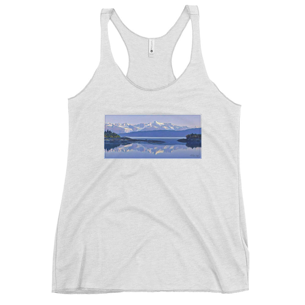 Women's Racerback Tank, Morning Delight