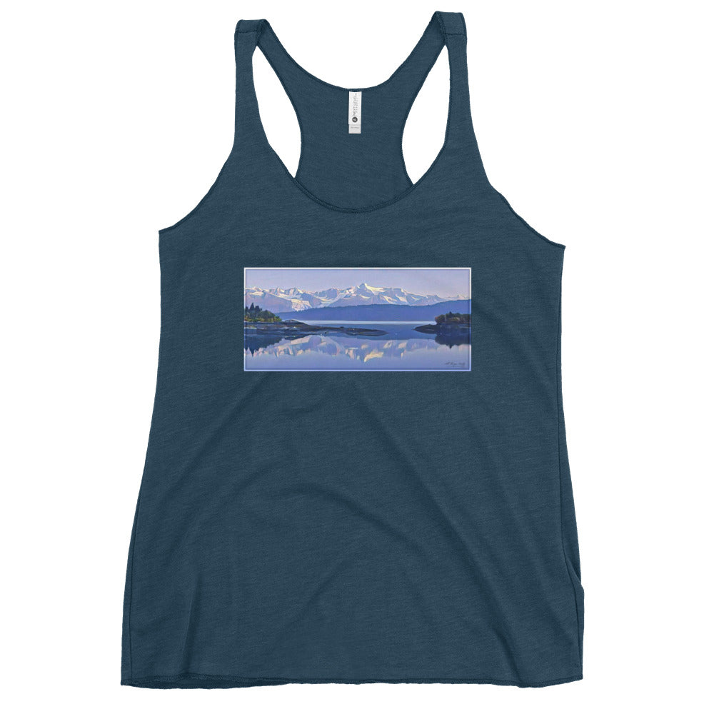Women's Racerback Tank, Morning Delight