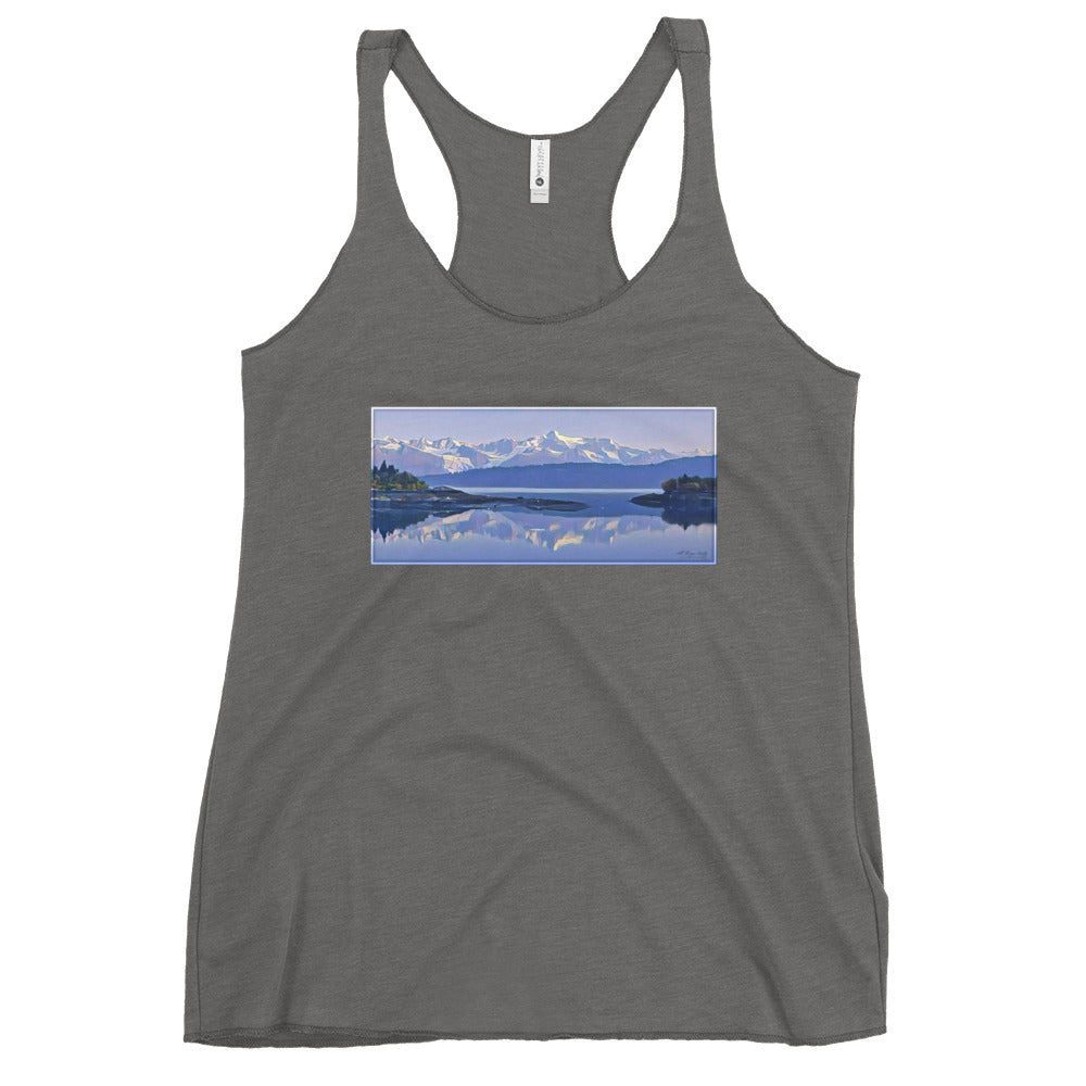Women's Racerback Tank, Morning Delight