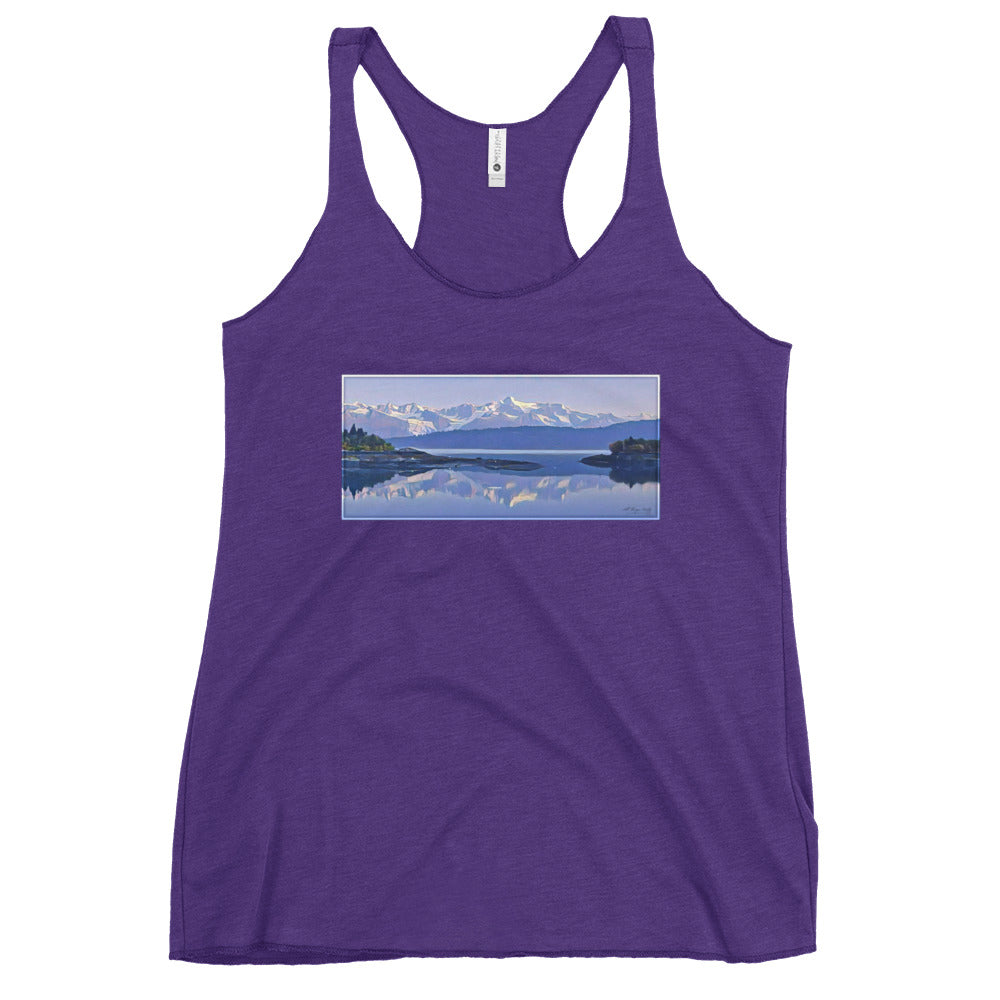 Women's Racerback Tank, Morning Delight