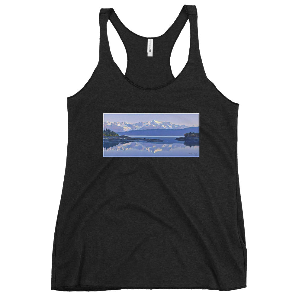 Women's Racerback Tank, Morning Delight