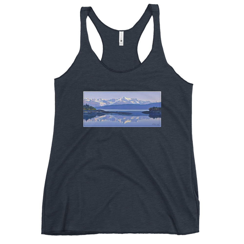 Women's Racerback Tank, Morning Delight