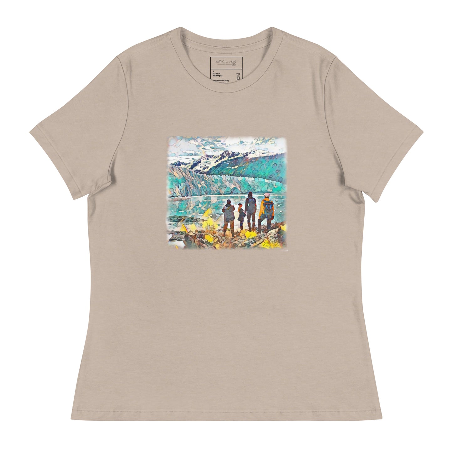 Women's Relaxed T-Shirt Glacier View