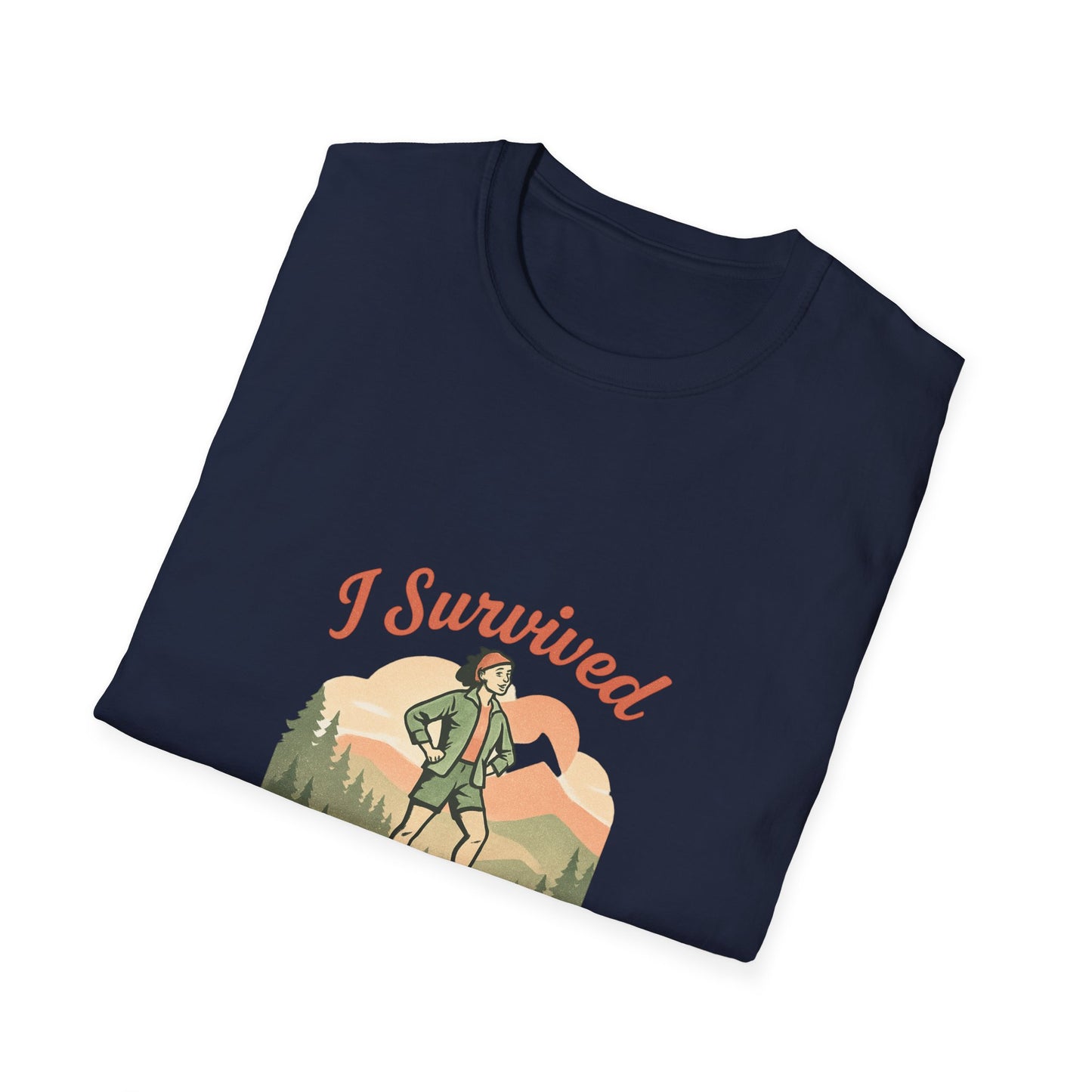 "I Survived A Captain Dean Hike" T-Shirt — Funny Hiking Tee for Outdoor Enthusiasts