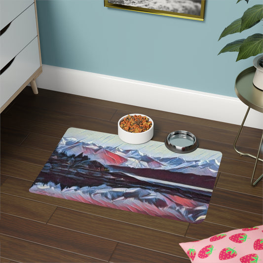 Pet Food Mat (12x18) Ice & Fire