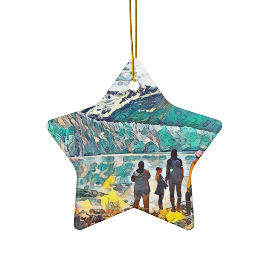 Glacier View Ornament, 4 Shapes