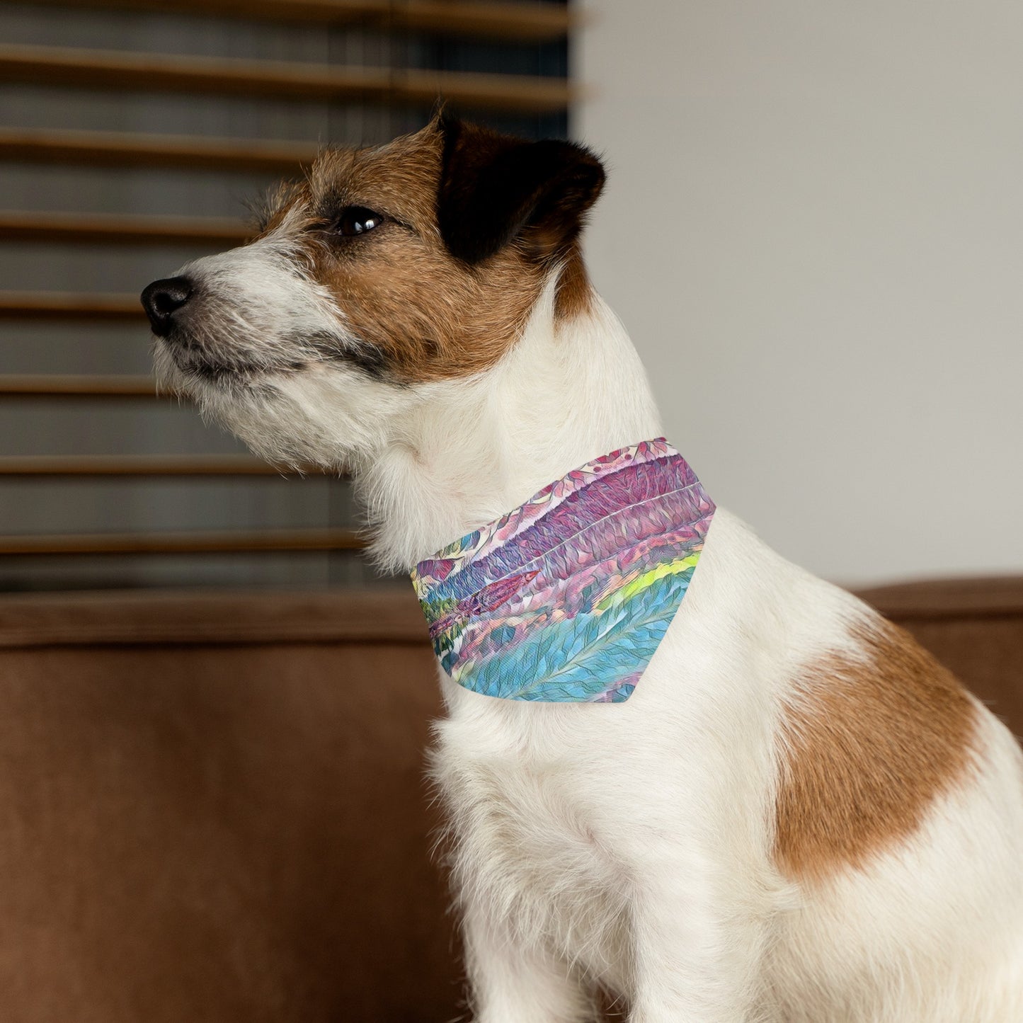 Pet Bandana Collar Oceans & Mtns