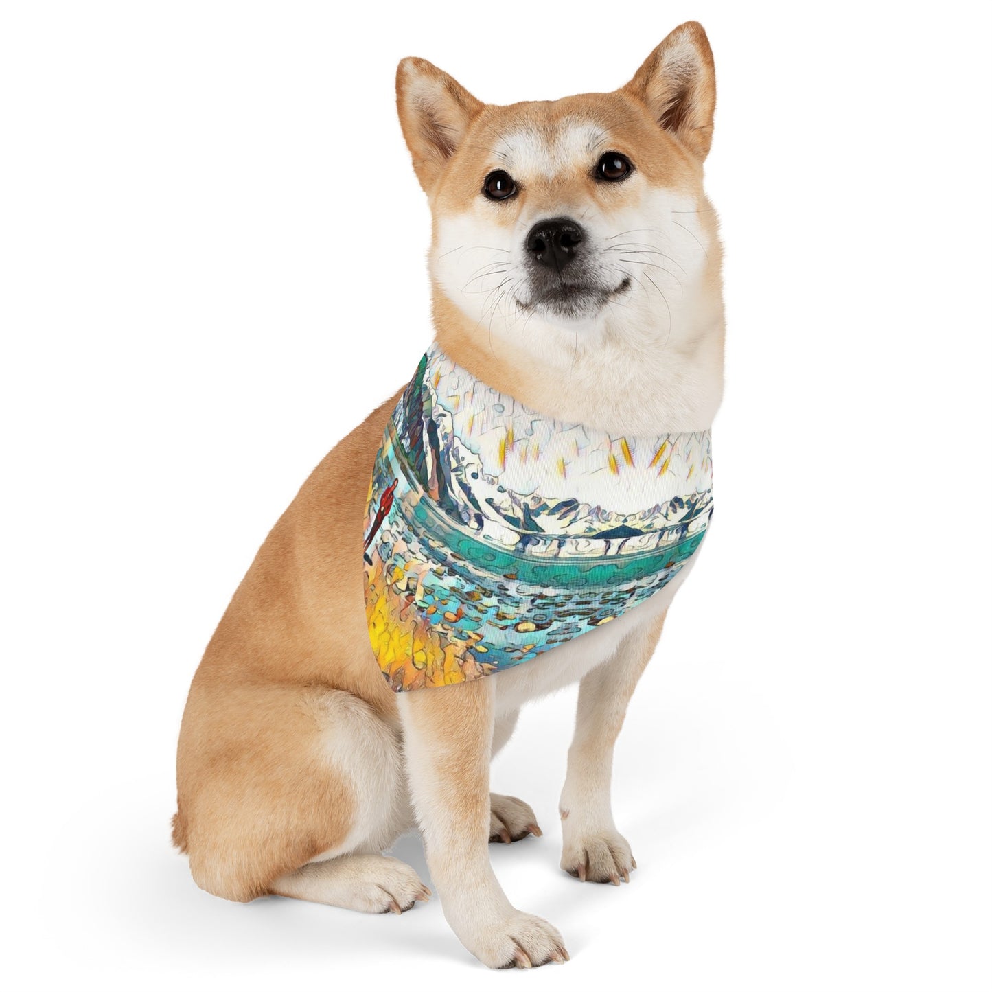 Pet Bandana Collar Beach