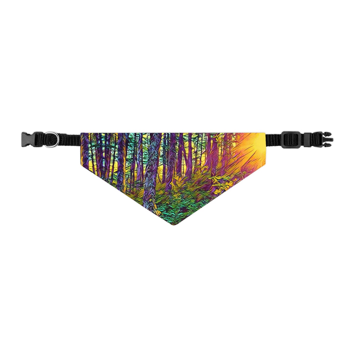 Pet Bandana Collar Crystal Light