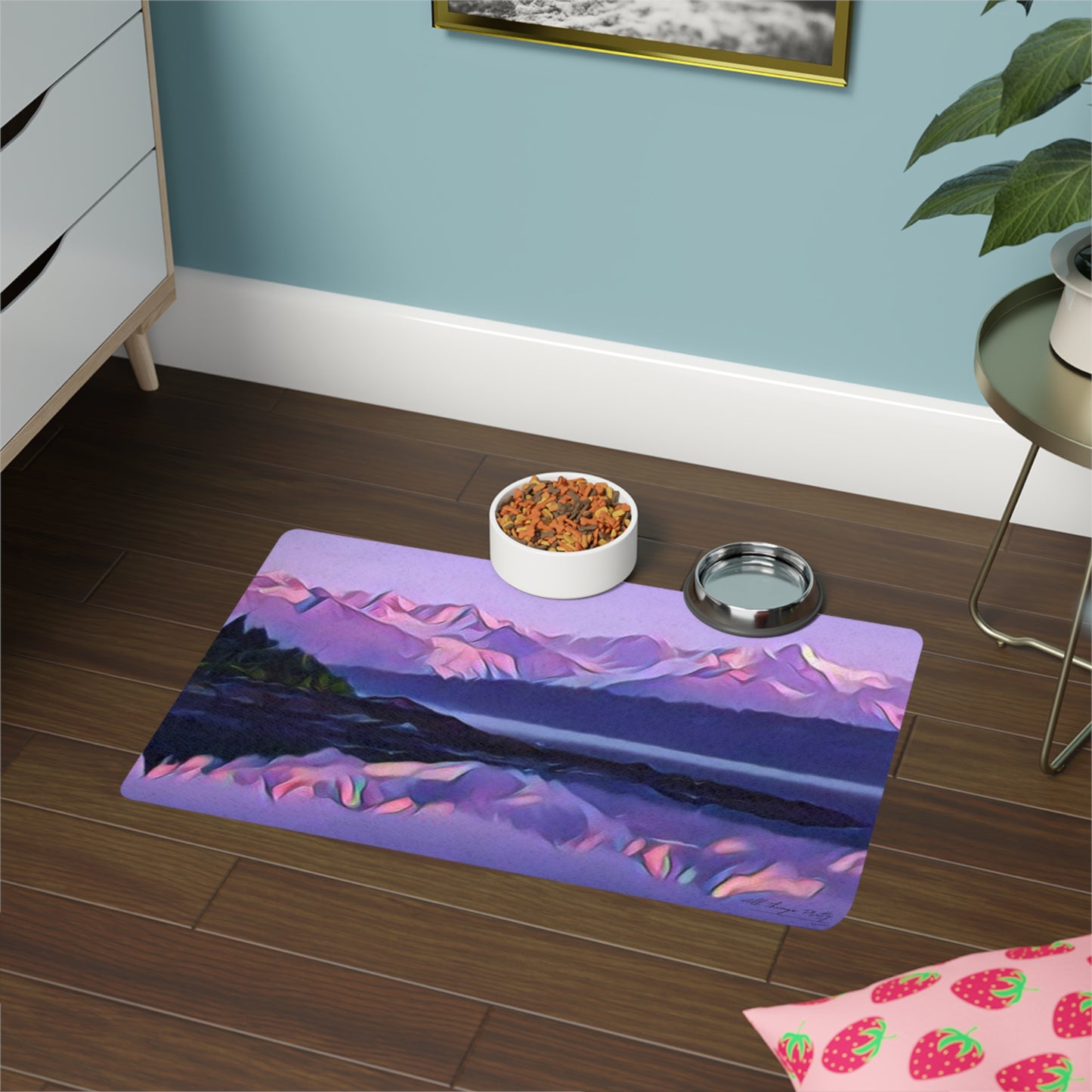 Pet Food Mat (12x18) Alpenglow