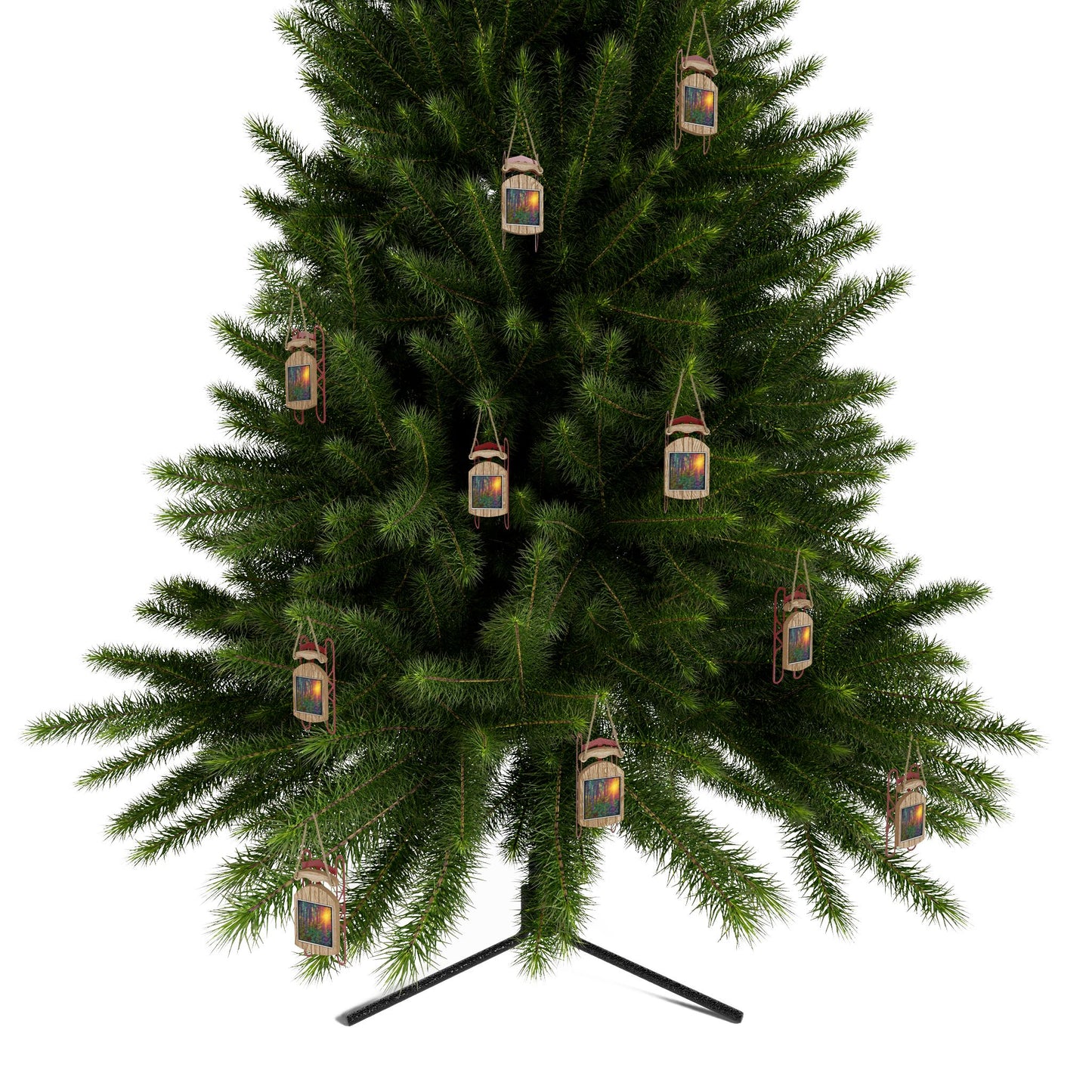 Forest Sled Ornaments