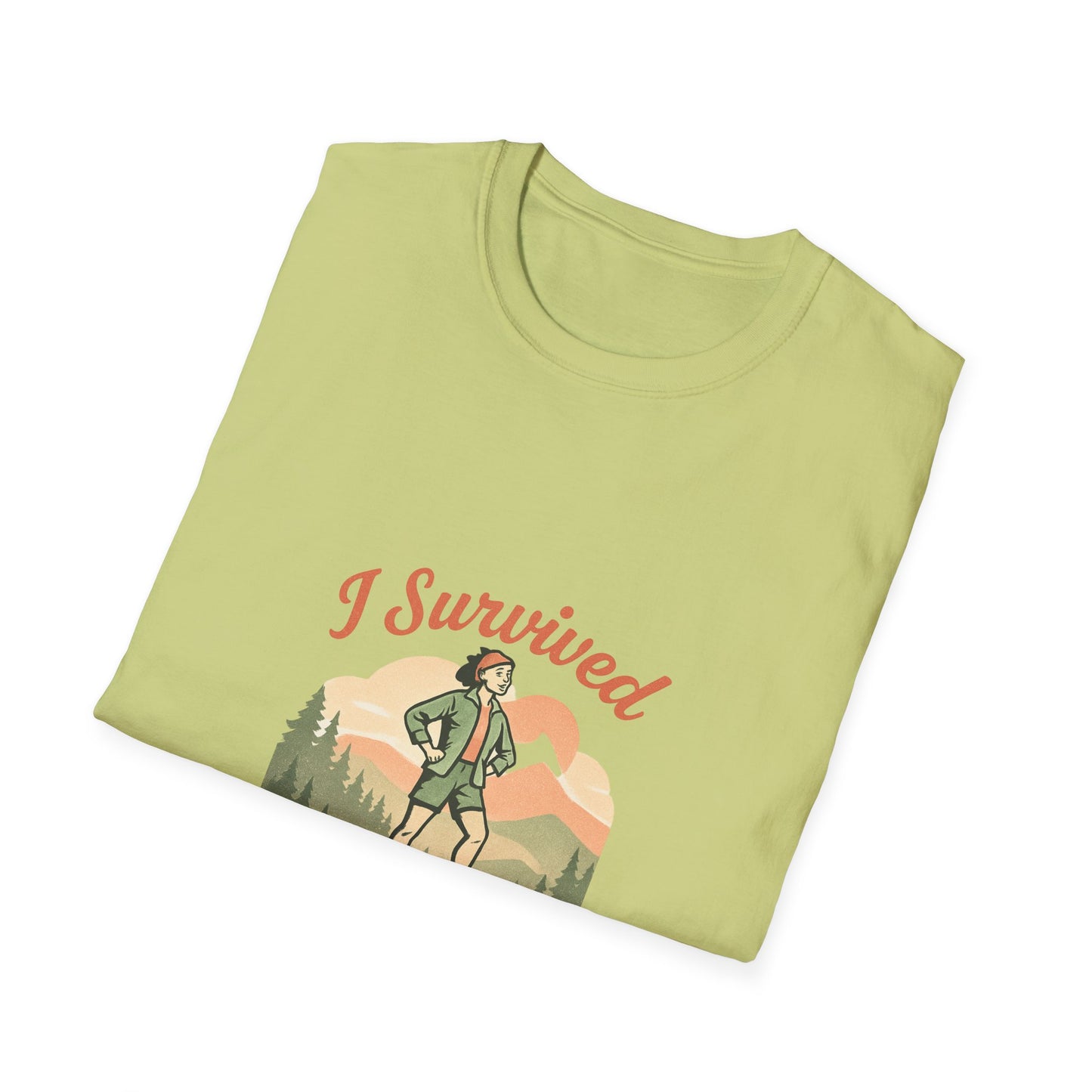 "I Survived A Captain Dean Hike" T-Shirt — Funny Hiking Tee for Outdoor Enthusiasts
