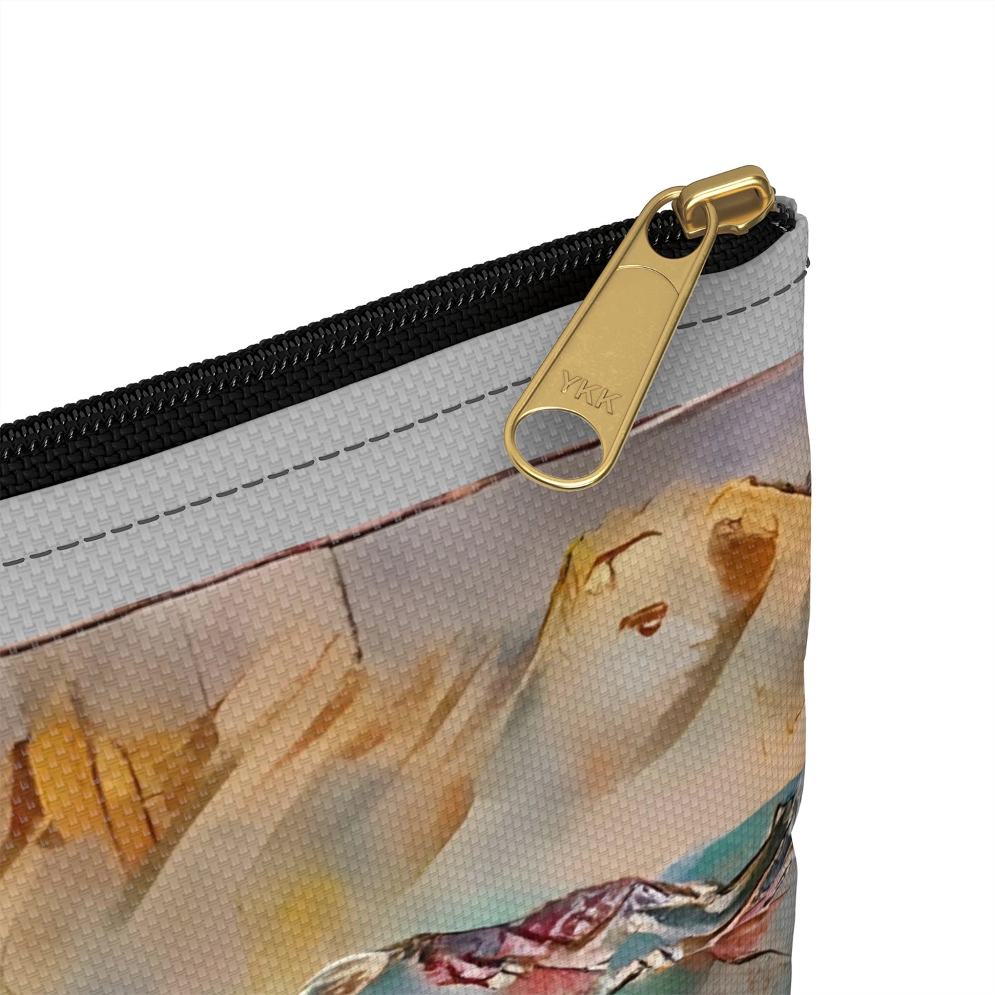 Whimsical Whale Tail Abstract Accessory Pouch Bag