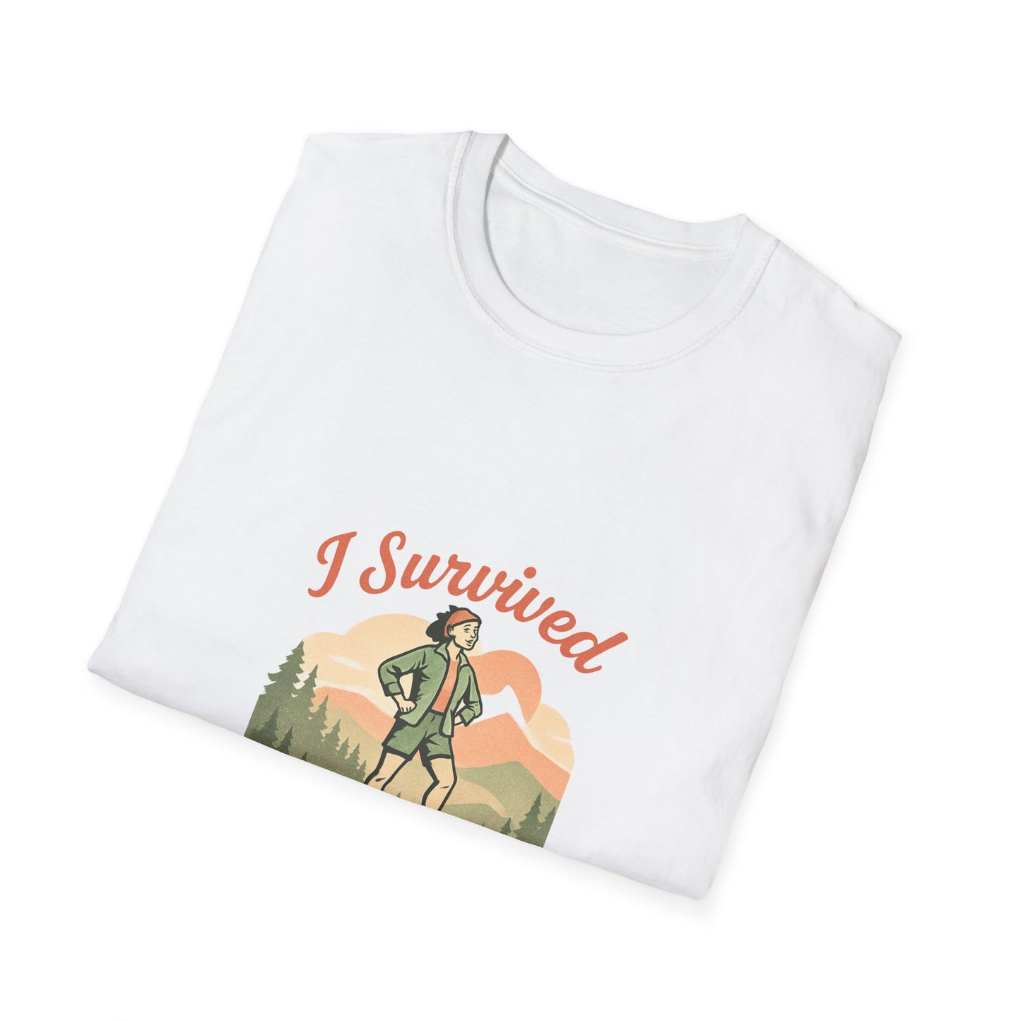 "I Survived A Captain Dean Hike" T-Shirt — Funny Hiking Tee for Outdoor Enthusiasts