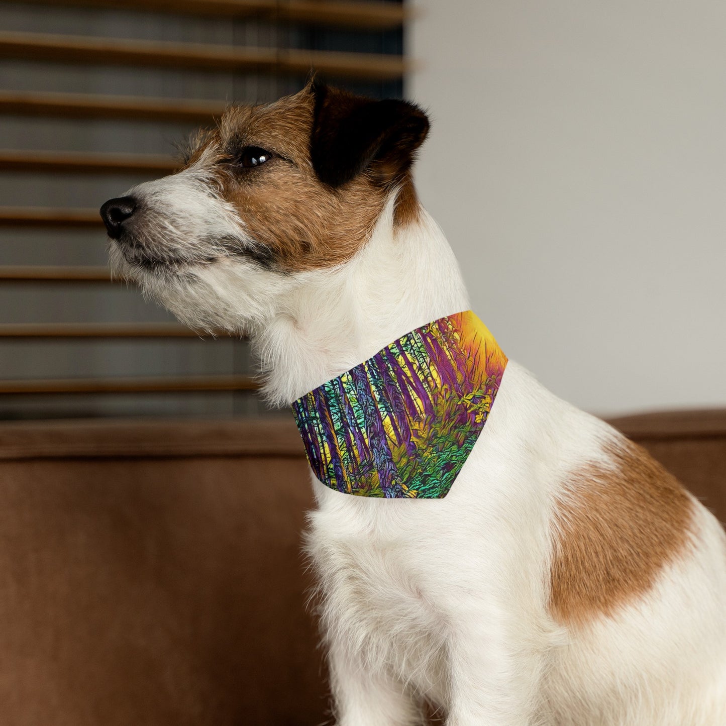 Pet Bandana Collar Crystal Light