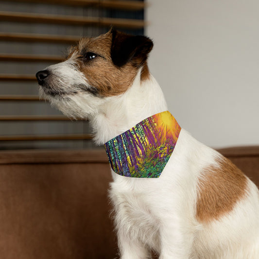 Pet Bandana Collar Crystal Light